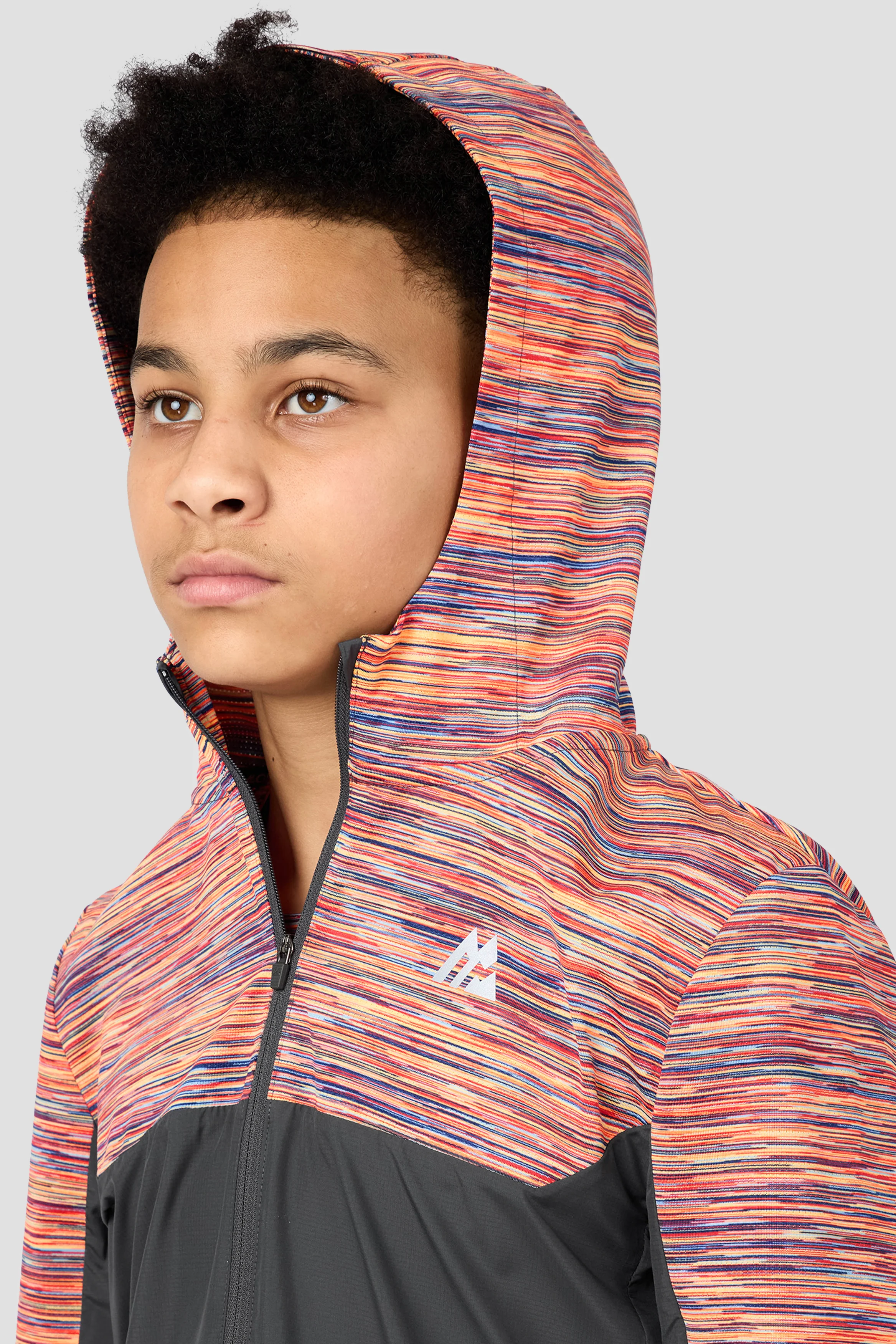 Boys Trail 2.0 Windbreaker - Grey/Orange/Red/Blue - Image 6