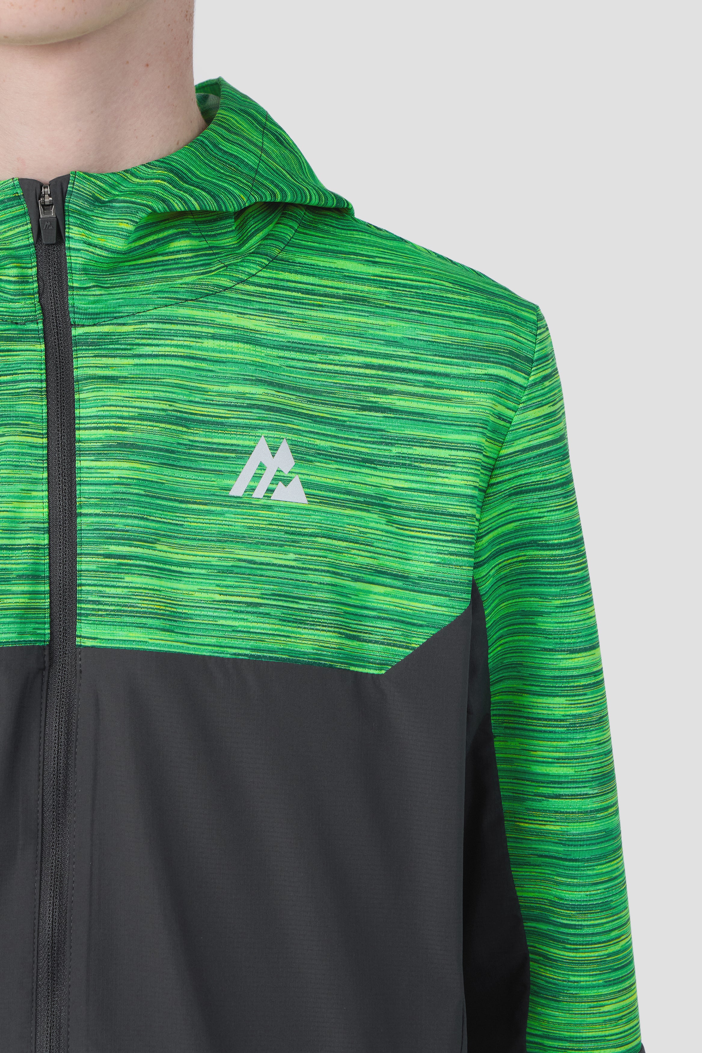 Boys Trail 2.0 Windbreaker - Grey/Green Multi - Image 3