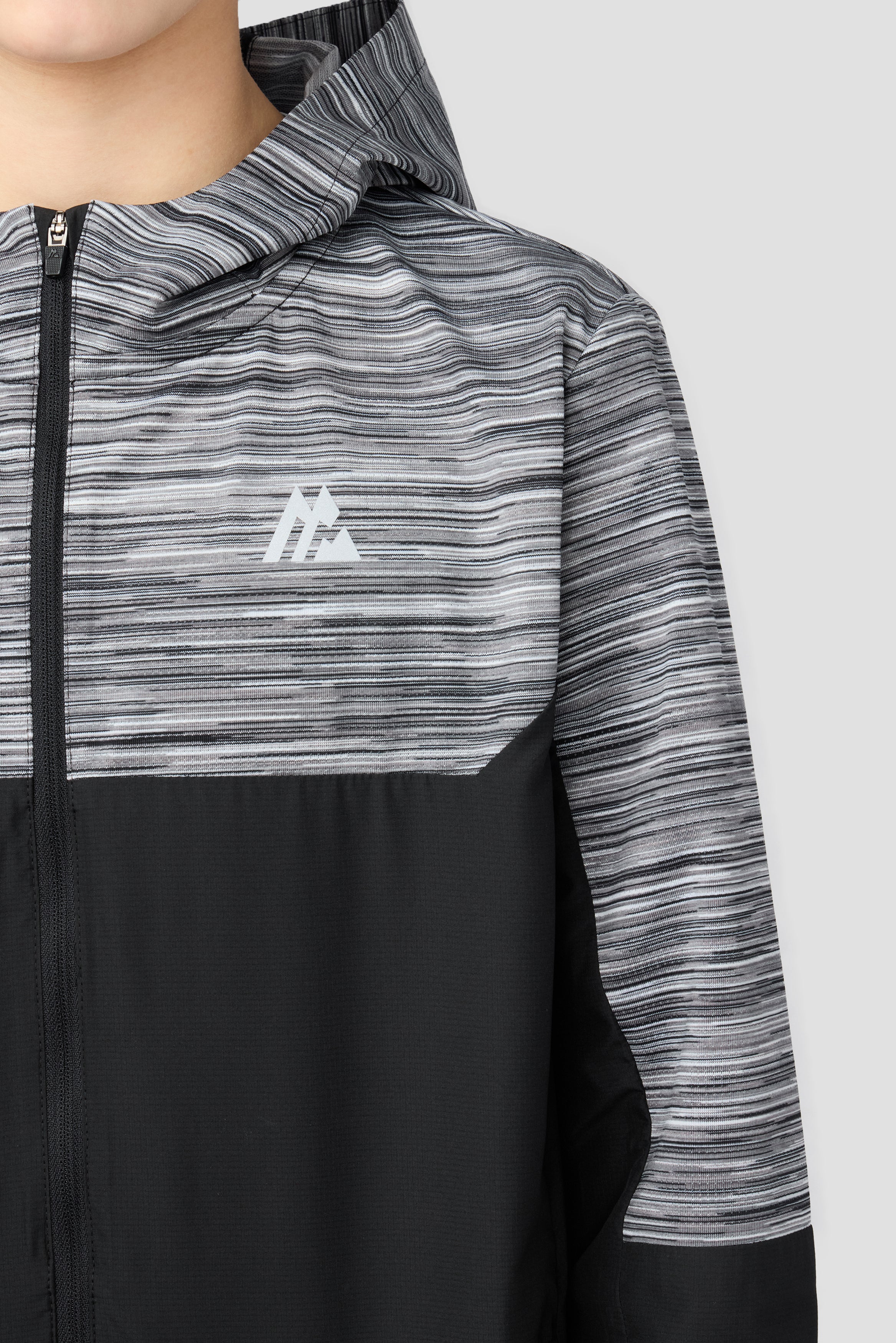 Boys Trail 2.0 Windbreaker - Black/Grey/White - Image 3