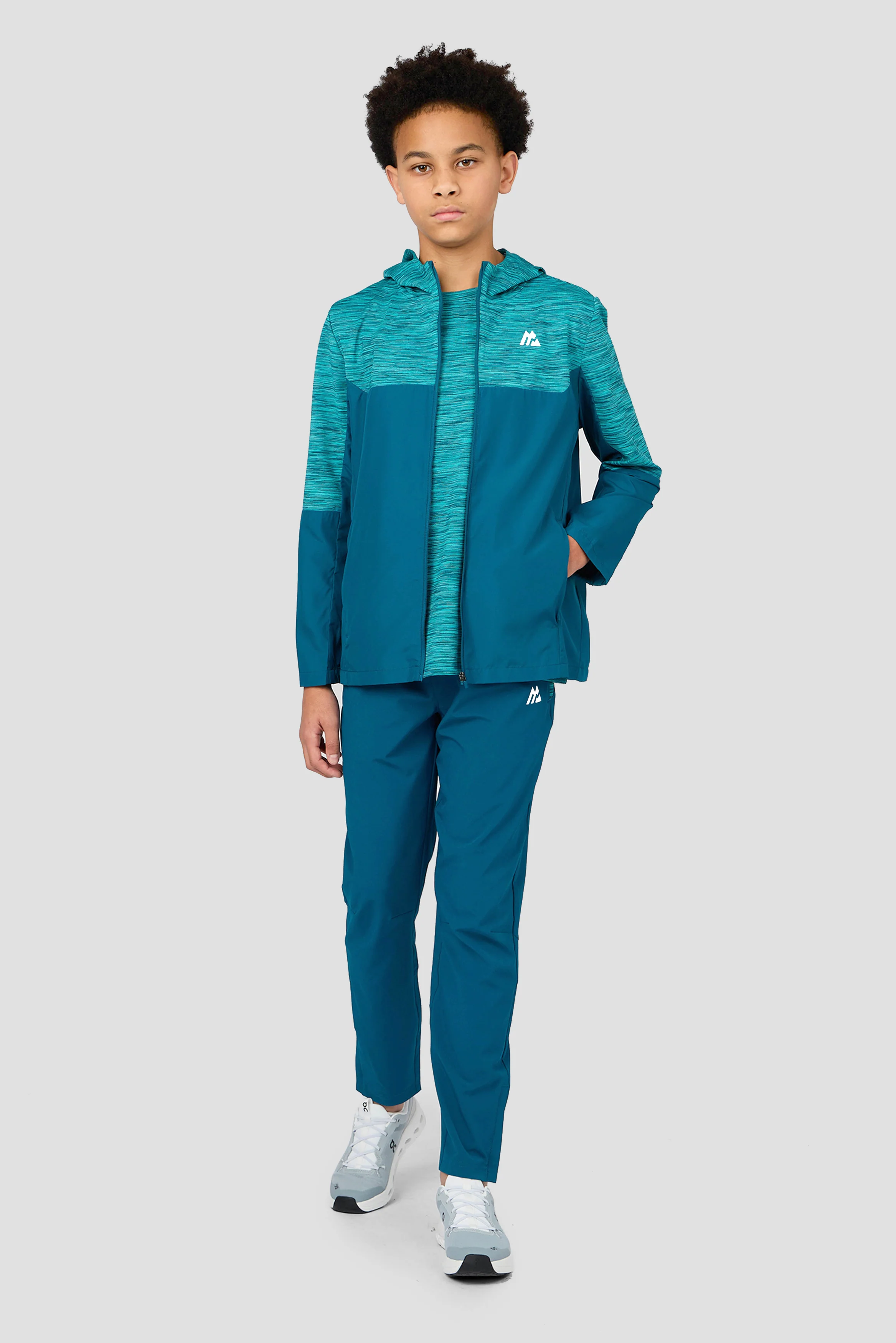 Boys Trail 2.0 Windbreaker - Teal Multi - Image 3