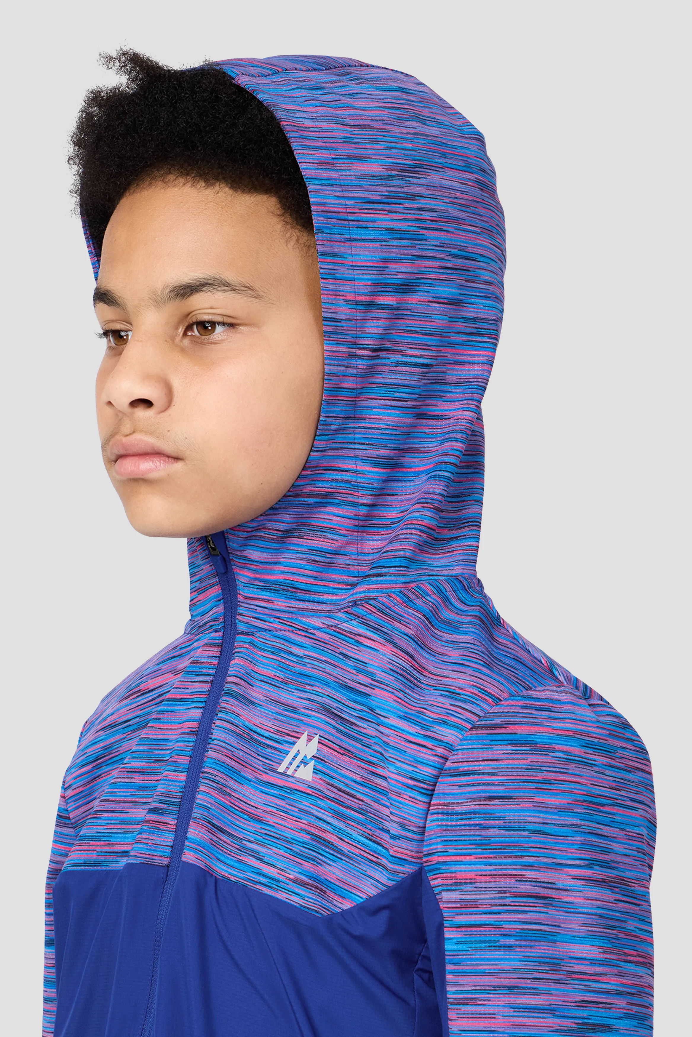 Boys Trail 2.0 Windbreaker - Blue/Navy/Pink - Image 5
