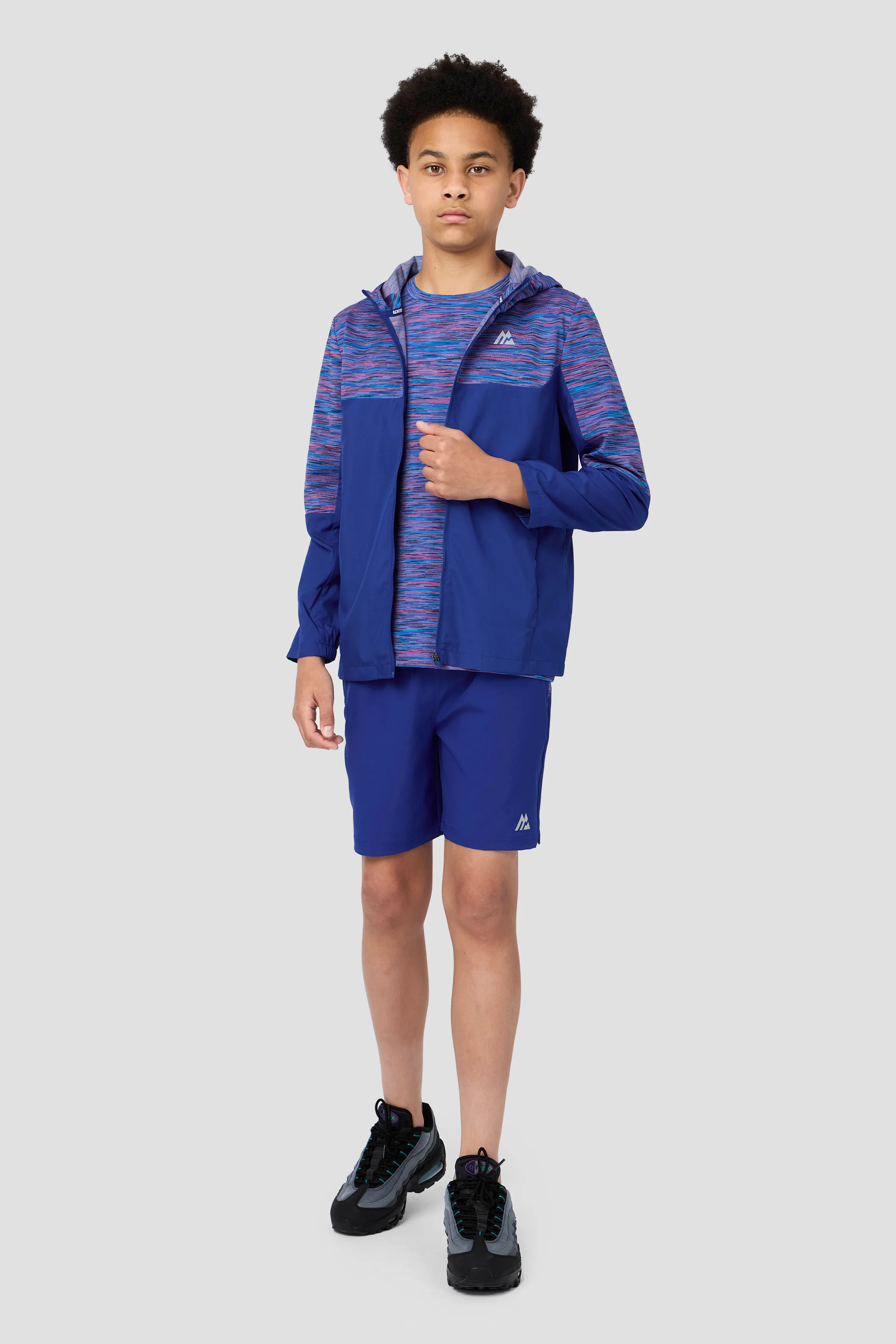 Boys Trail 2.0 Windbreaker - Blue/Navy/Pink - Image 7