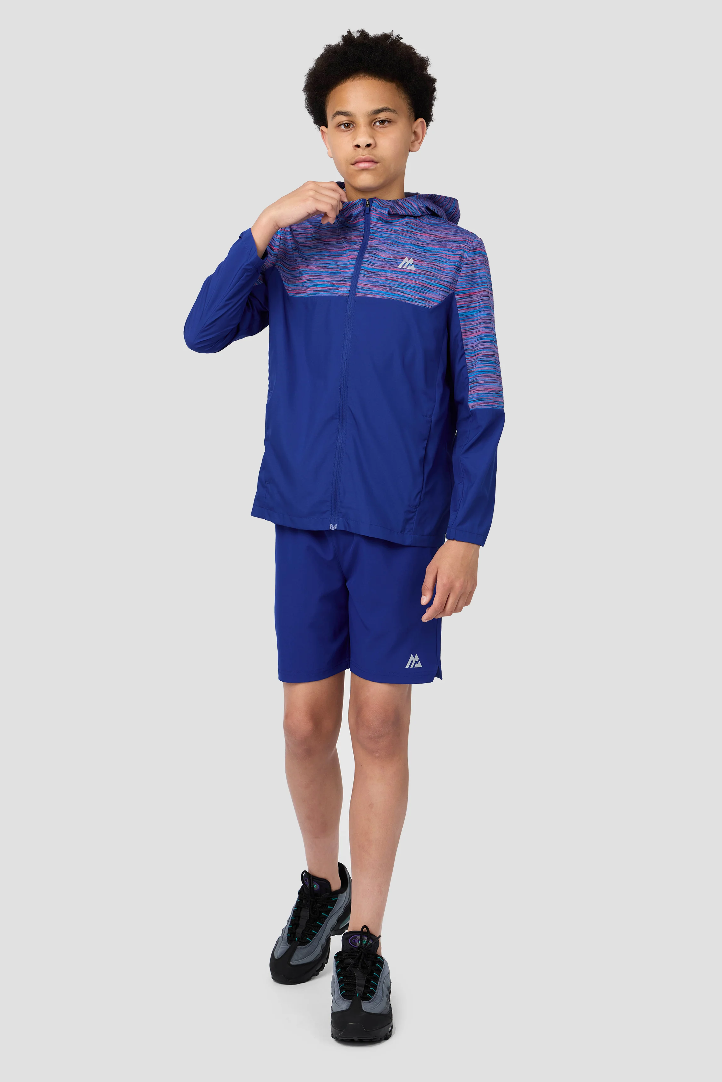 Boys Trail 2.0 Windbreaker - Blue/Navy/Pink - Image 8