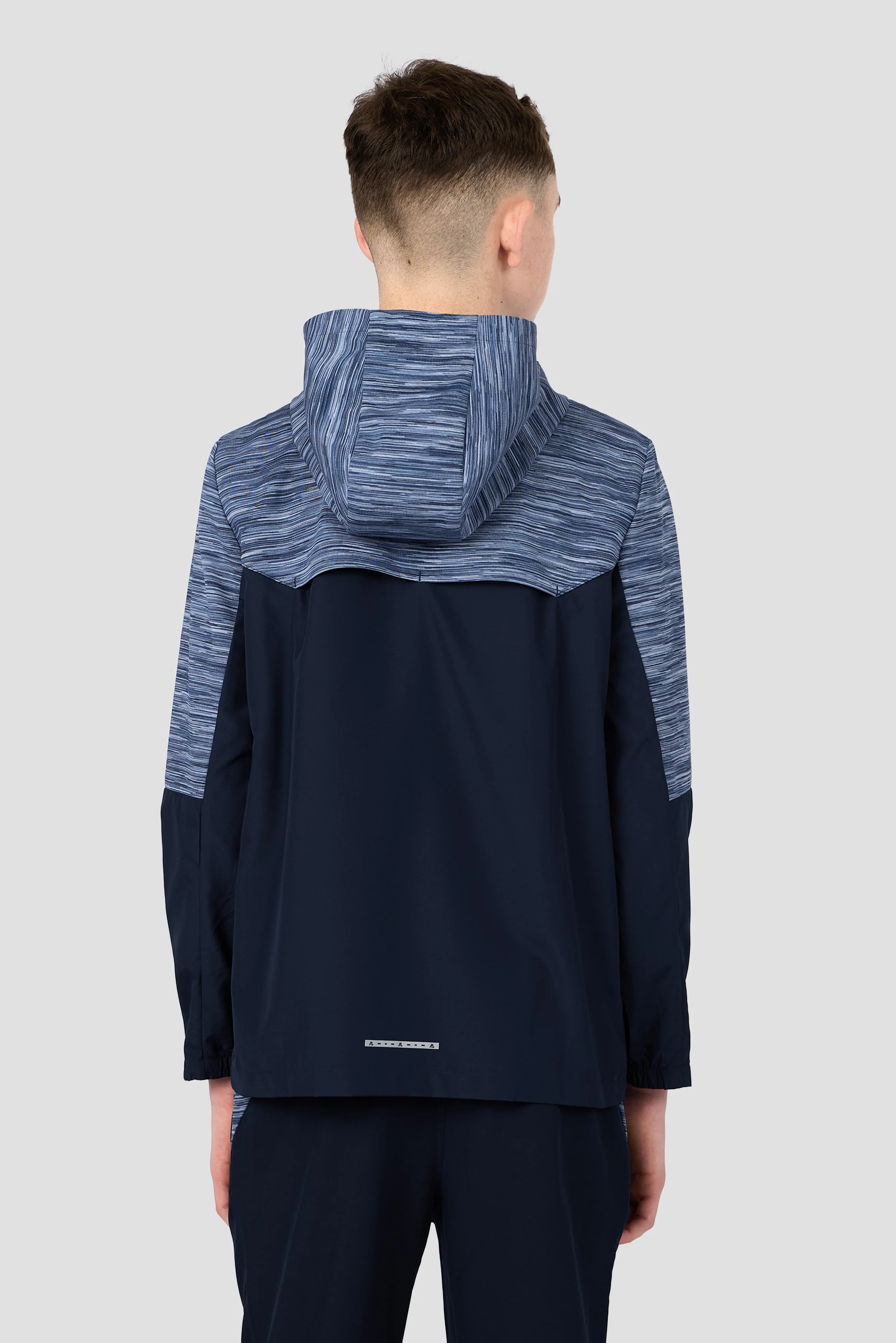 Boys Trail 2.0 Windbreaker - Navy/Charcoal Blue Multi - Image 2