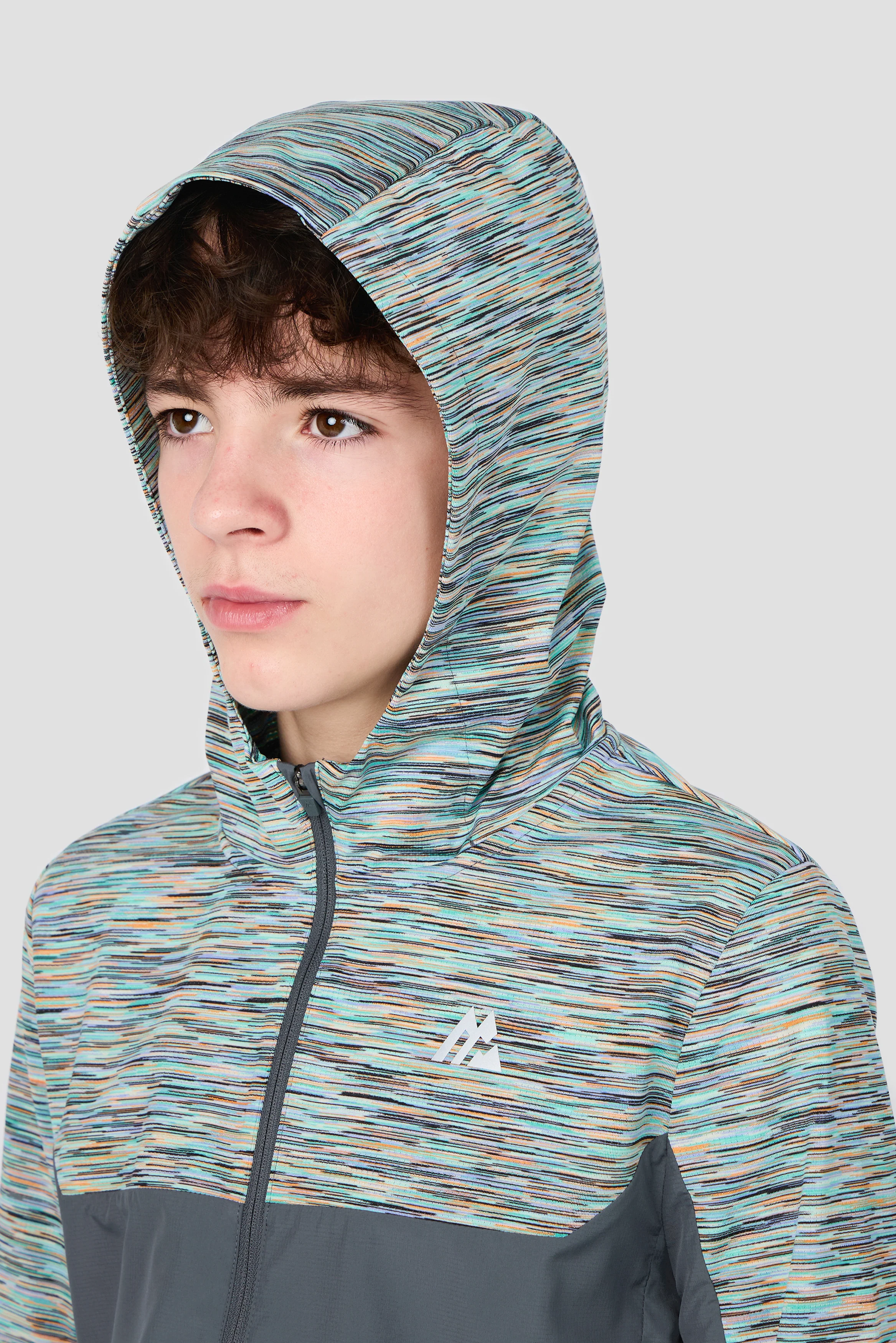 Boys Trail 2.0 Windbreaker - Grey/Pastel Multi/Black - Image 4