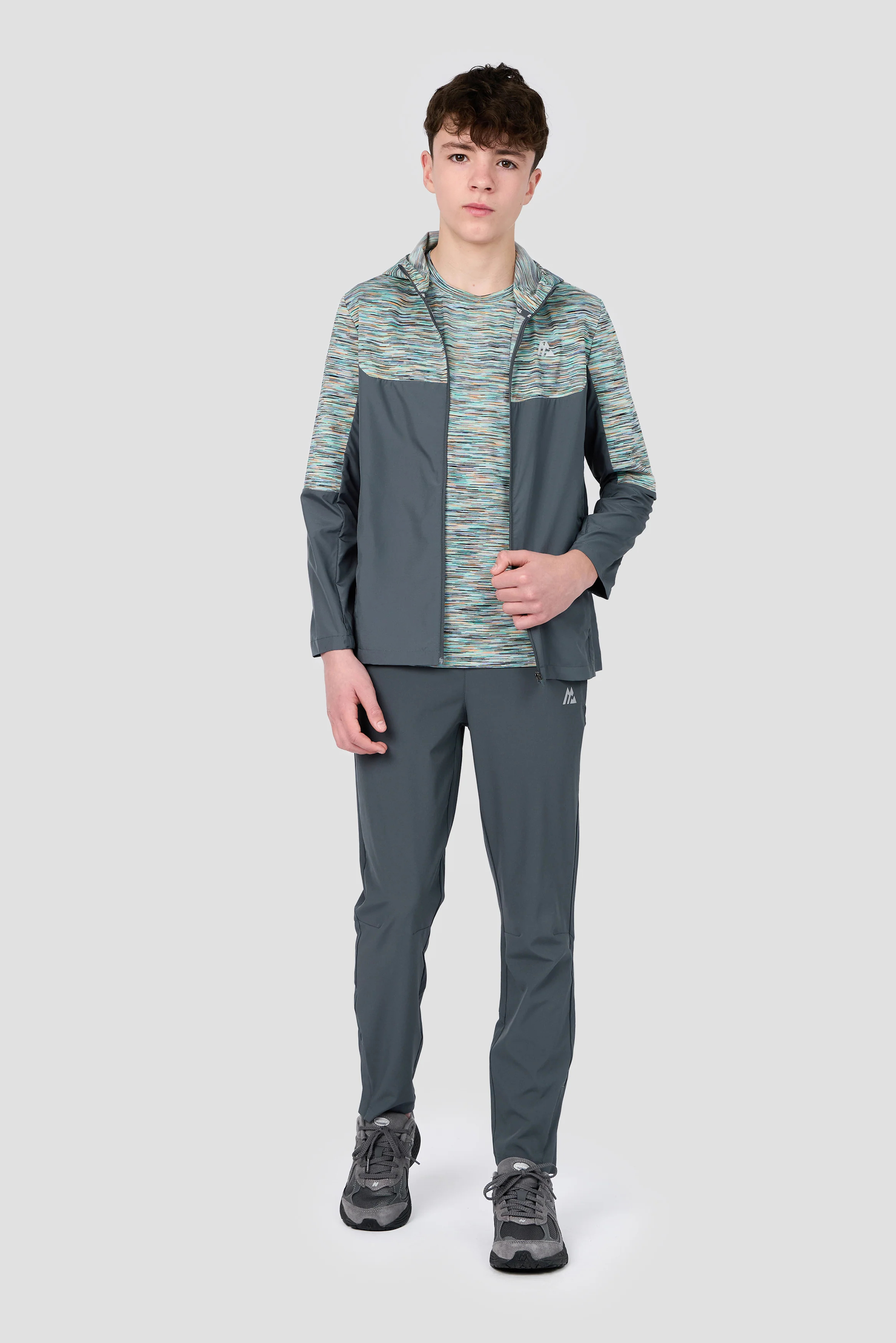 Boys Trail 2.0 Windbreaker - Grey/Pastel Multi/Black - Image 7