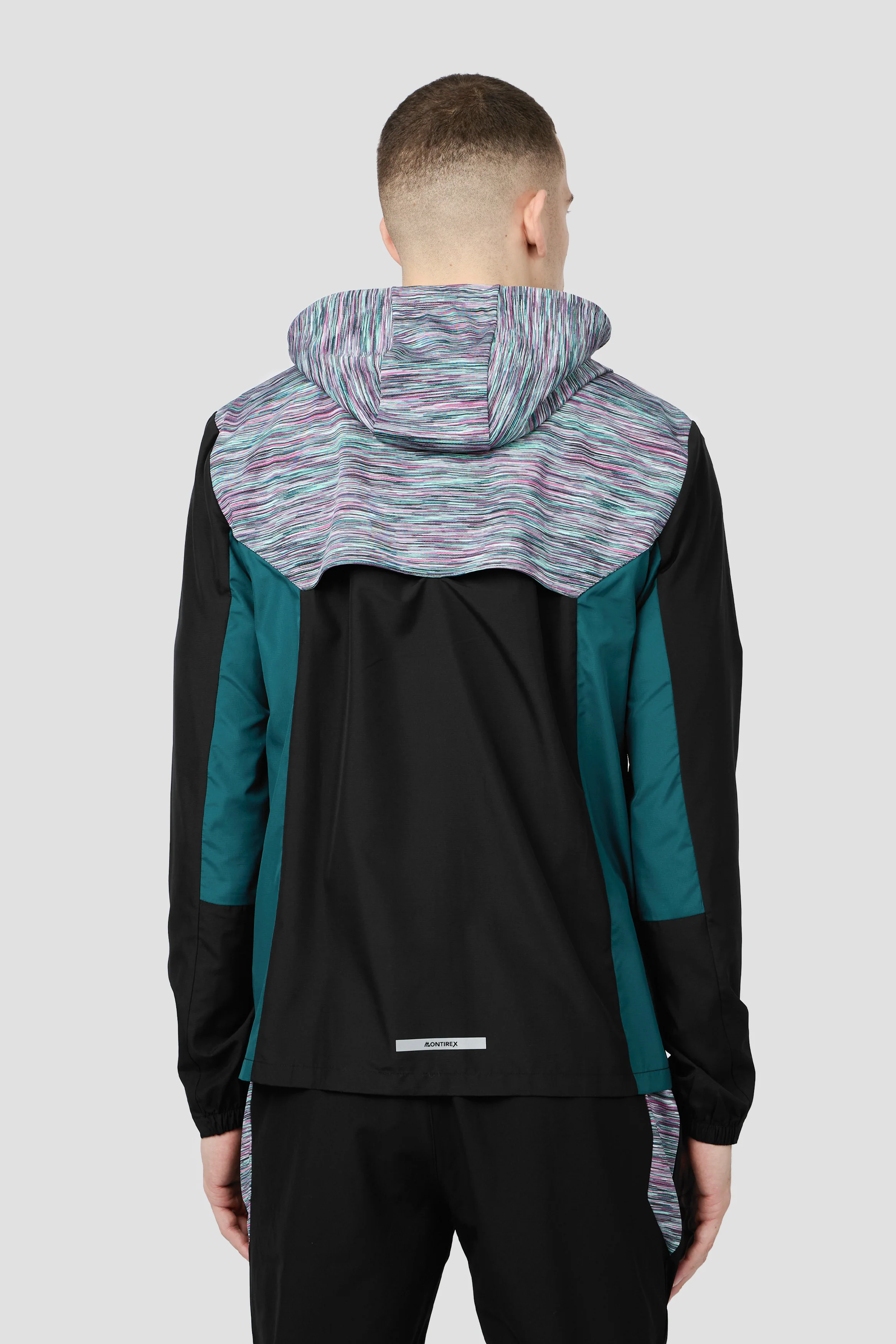 Trail Windbreaker - Black/Teal/Pink/White - Image 2