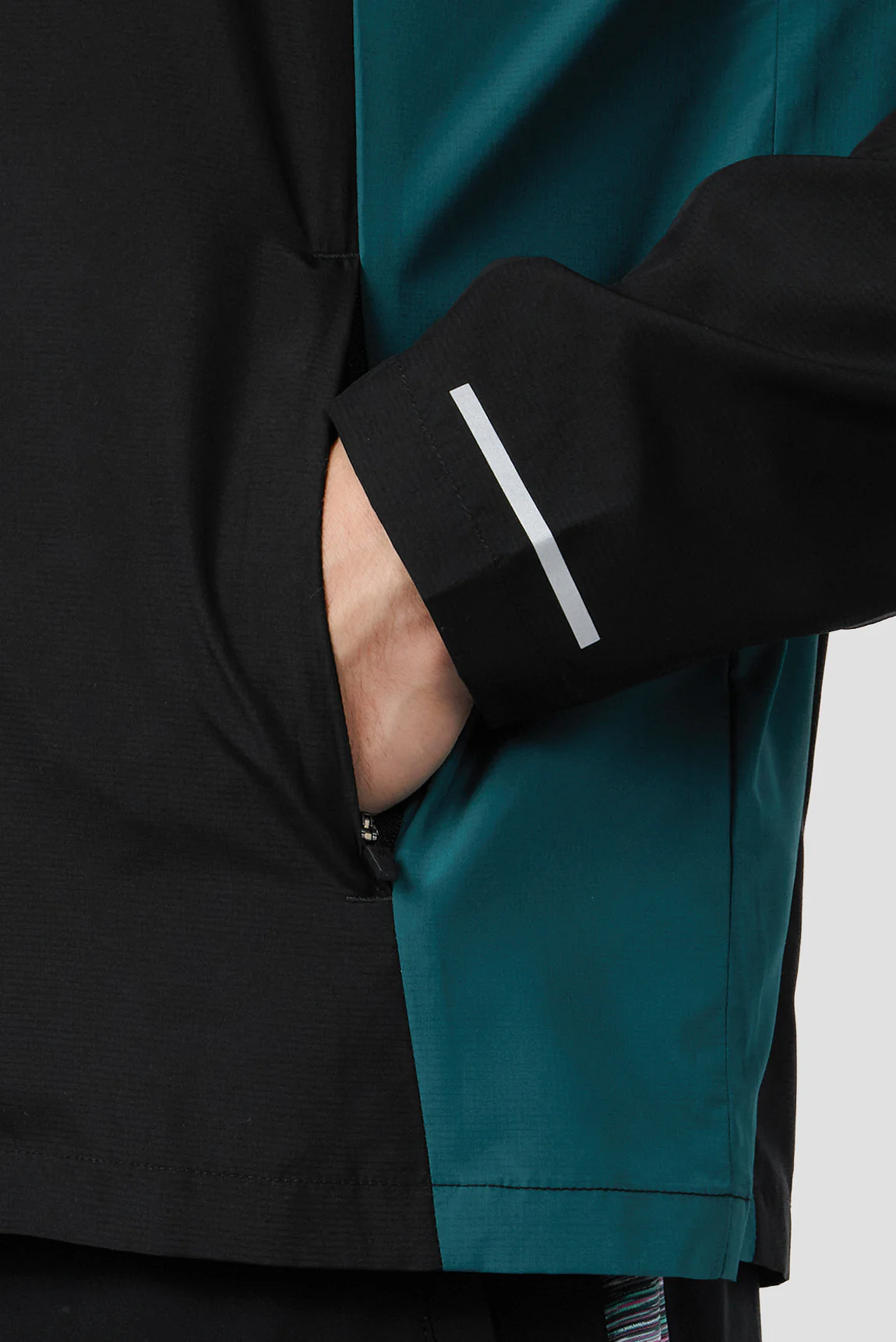 Trail Windbreaker - Black/Teal/Pink/White - Image 7