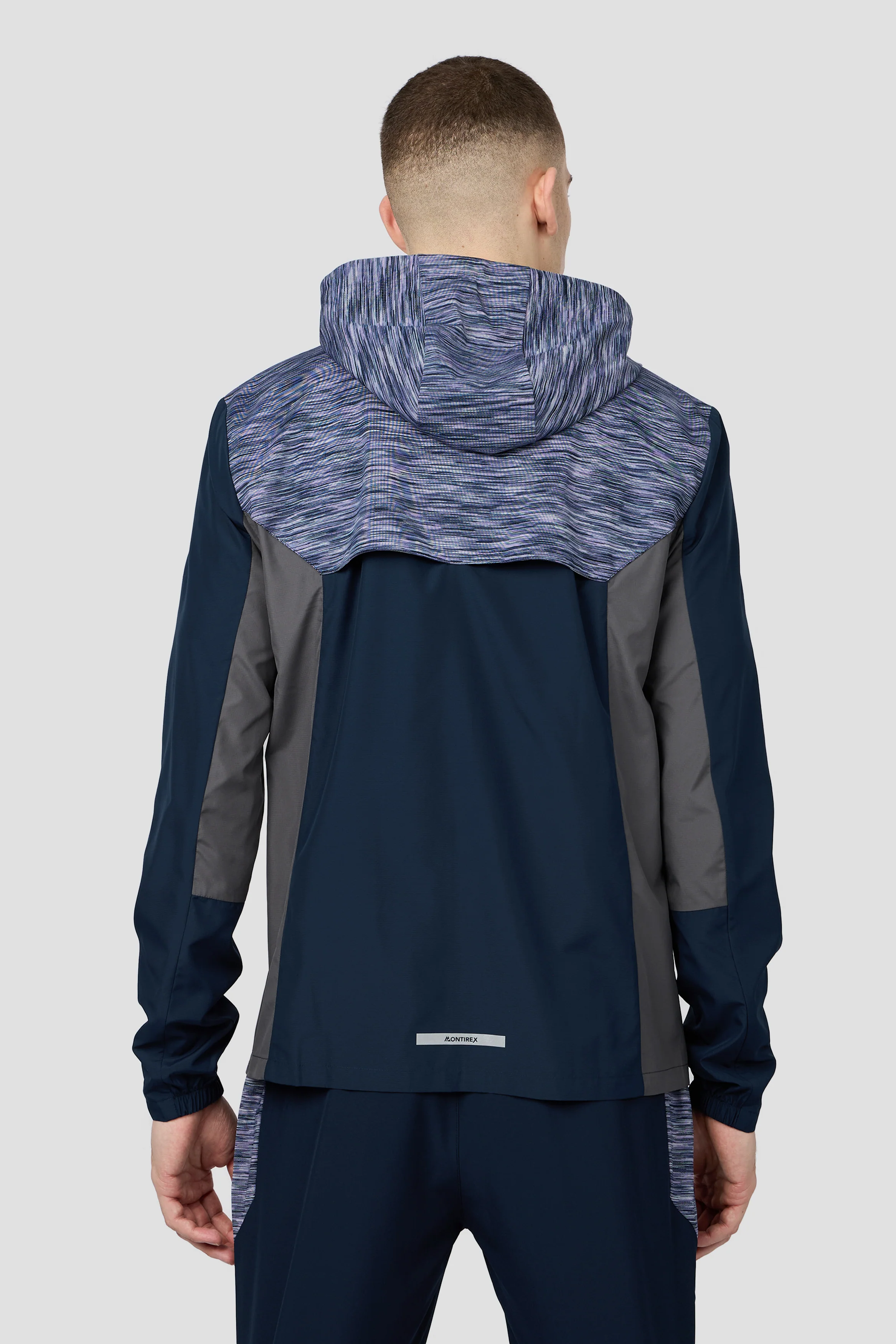 Trail Windbreaker - Navy/Grey/Purple Multi - Image 2