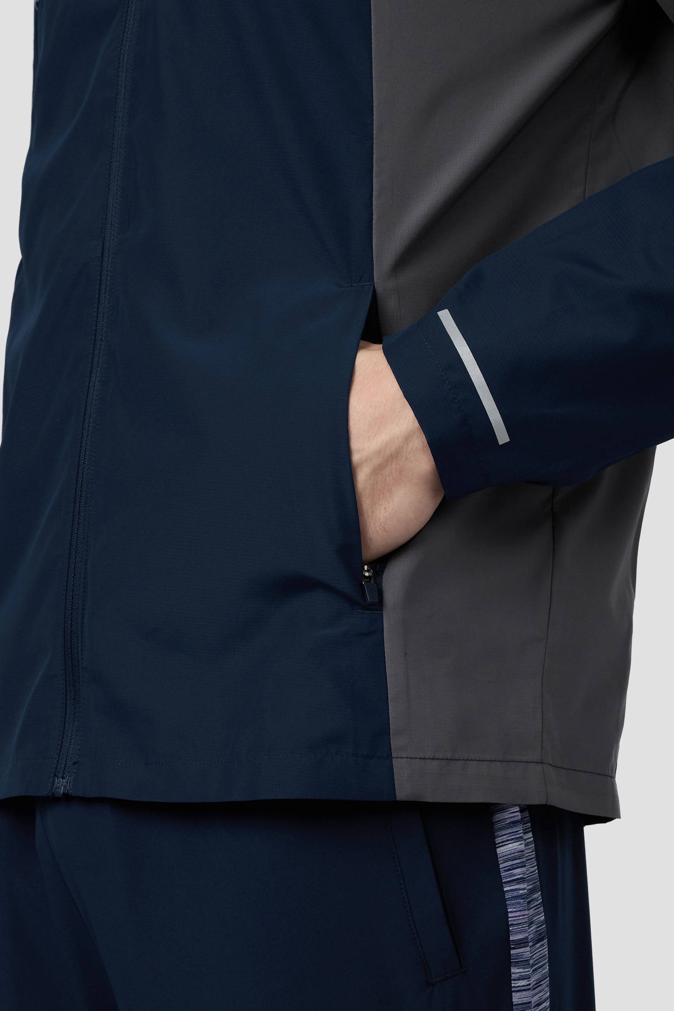 Trail Windbreaker - Navy/Grey/Purple Multi - Image 4