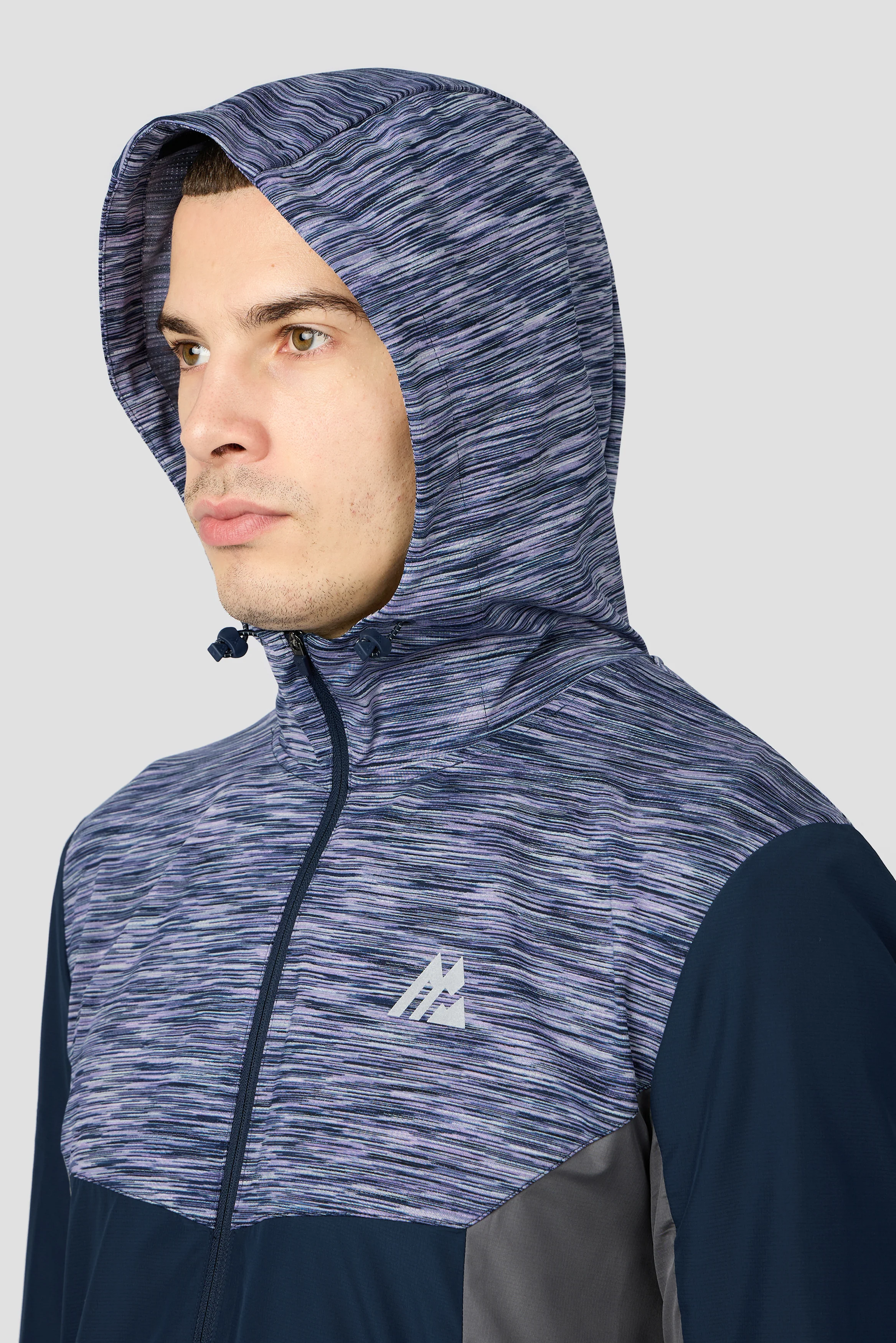 Trail Windbreaker - Navy/Grey/Purple Multi - Image 6