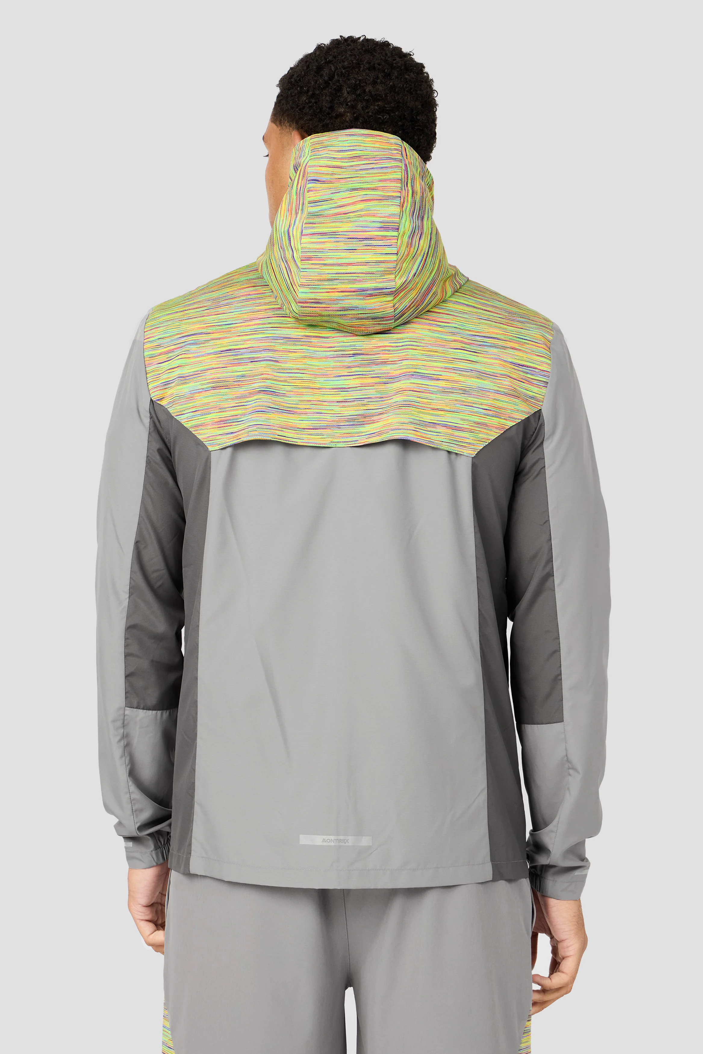 Trail Windbreaker - Grey/Orange/Yellow/Lilac - Image 2