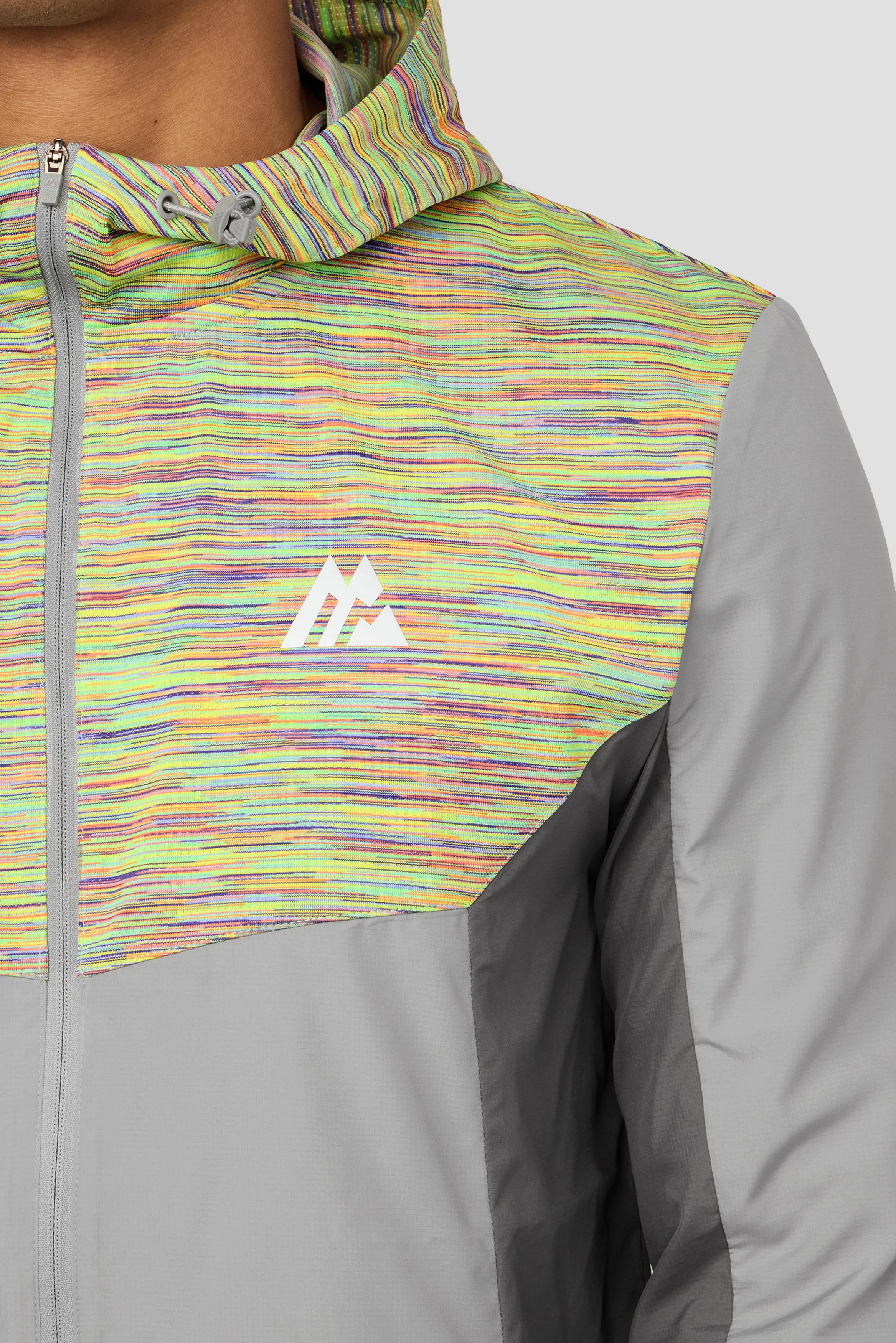 Trail Windbreaker - Grey/Orange/Yellow/Lilac - Image 3