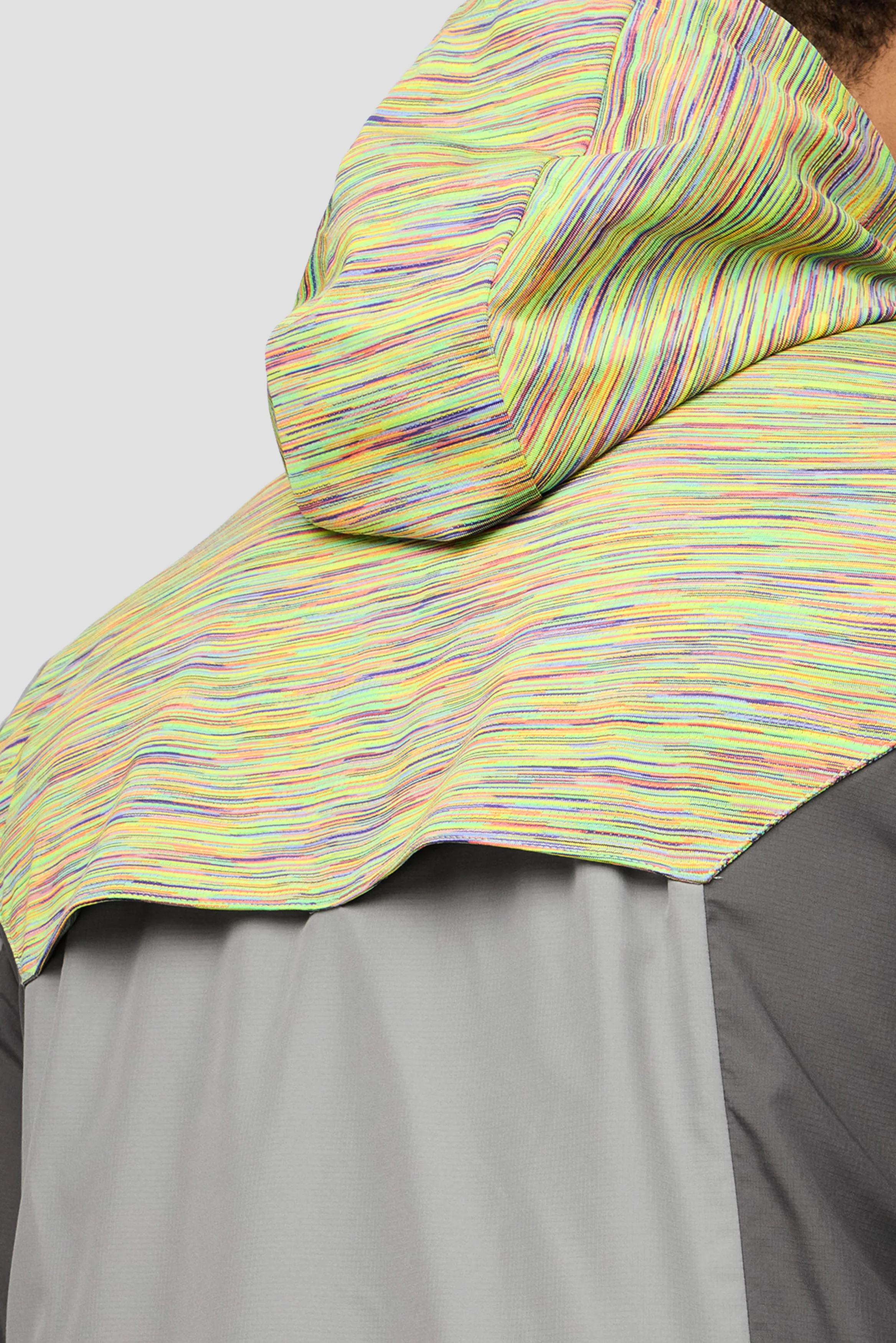 Trail Windbreaker - Grey/Orange/Yellow/Lilac - Image 6