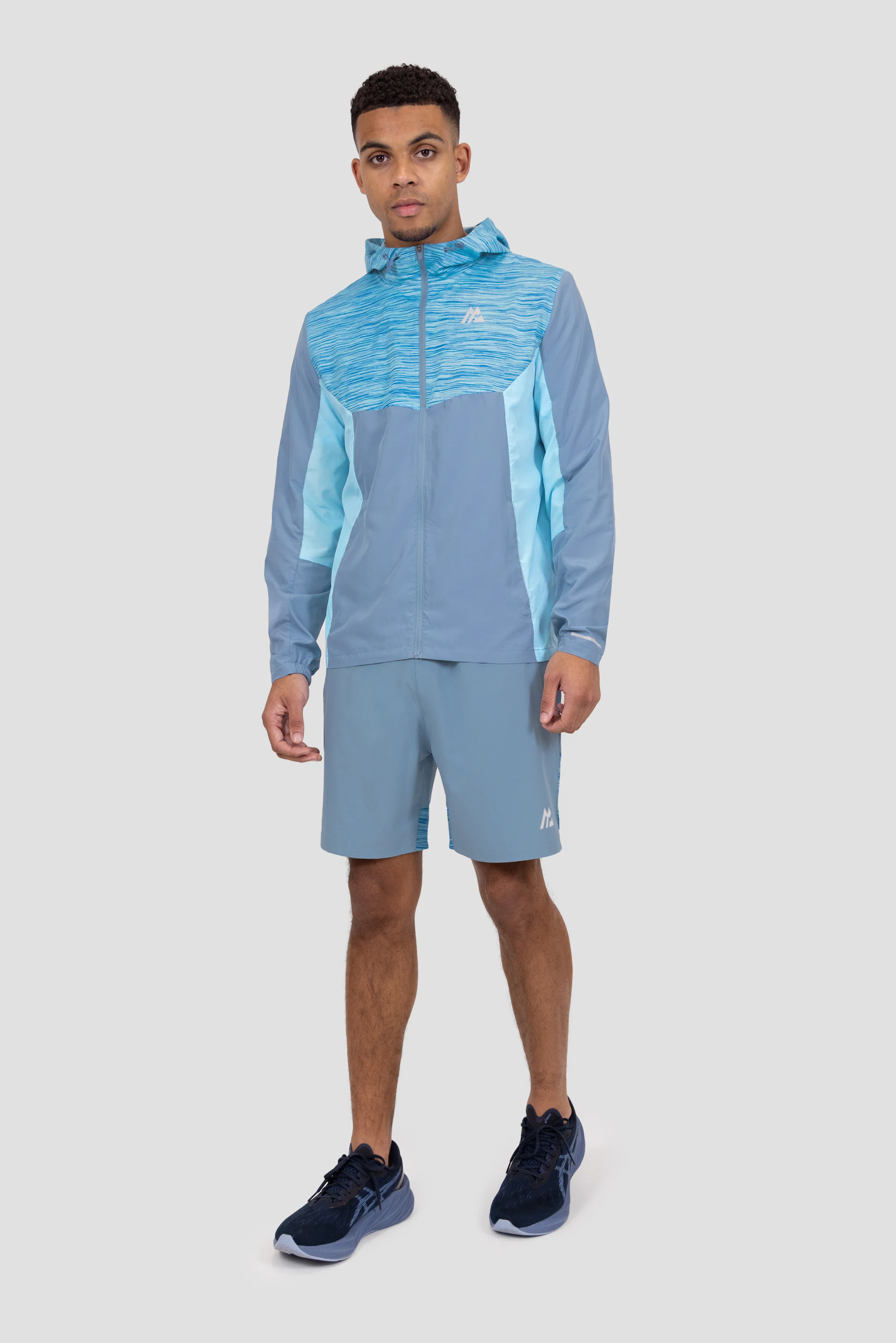 Trail Windbreaker - Slate Blue/Neon Blue Multi - Image 3