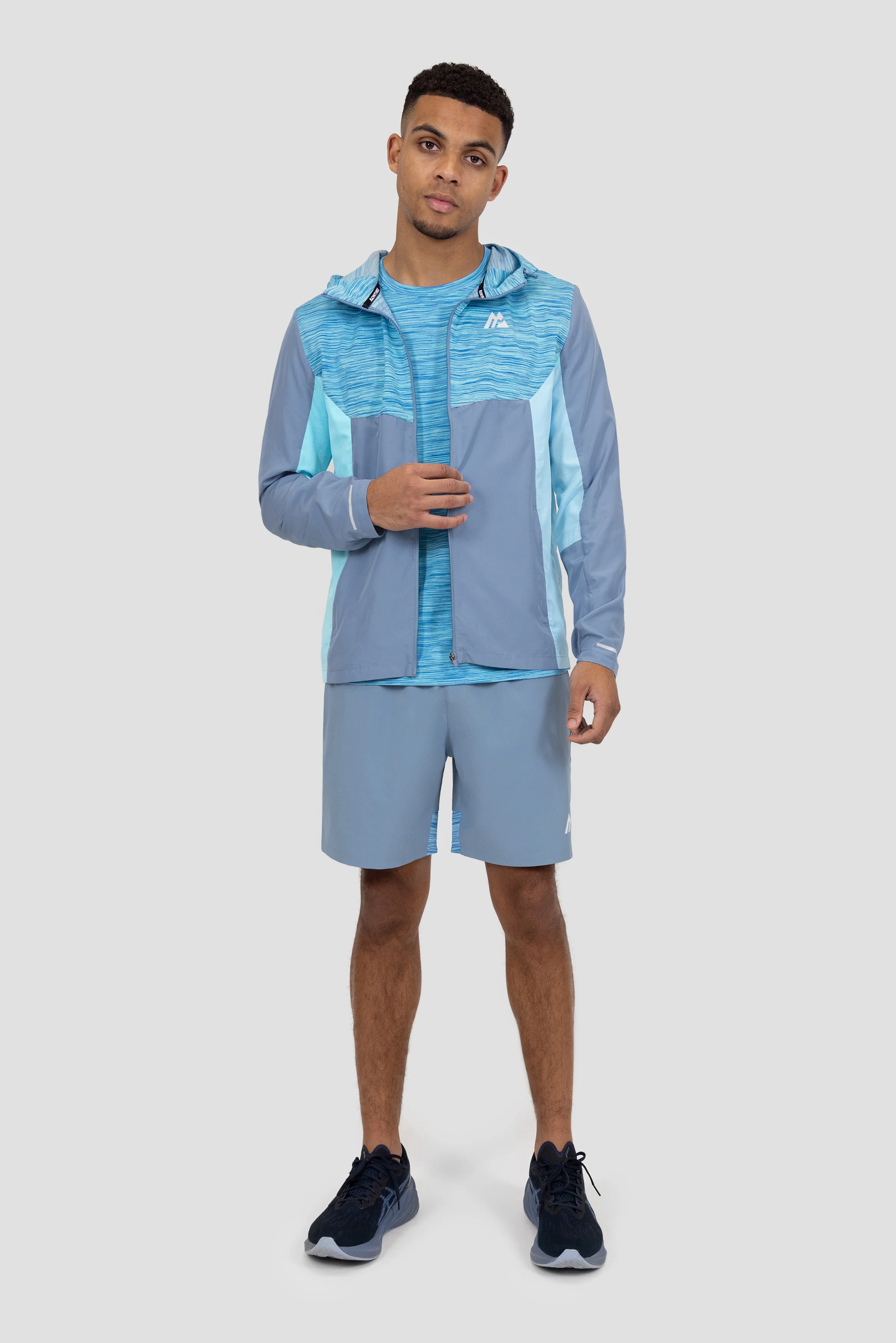 Trail Windbreaker - Slate Blue/Neon Blue Multi - Image 6