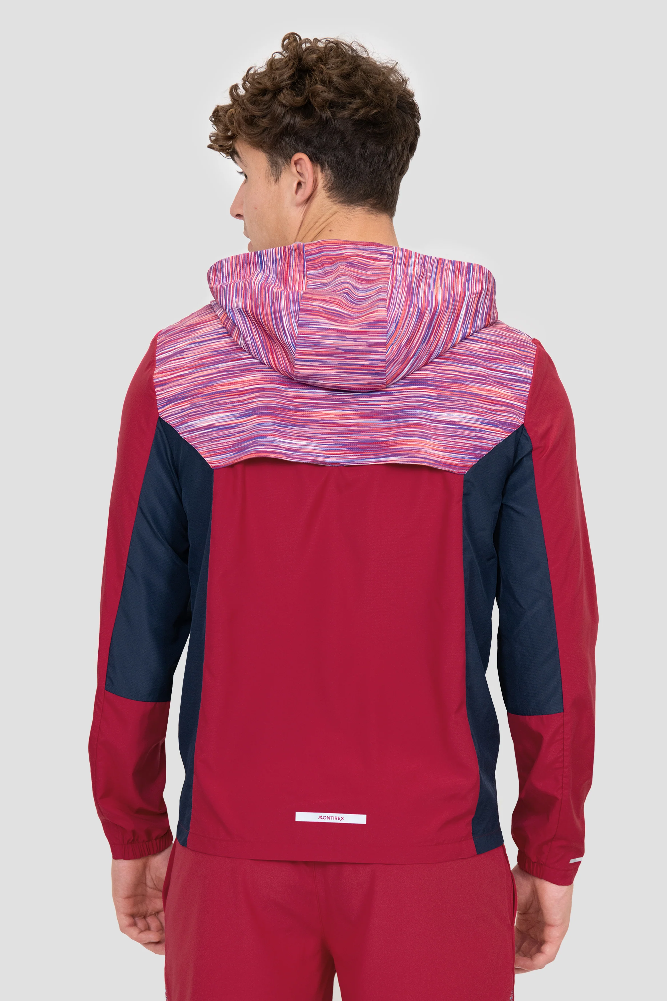 Trail Windbreaker - Red/Coral/White - Image 2
