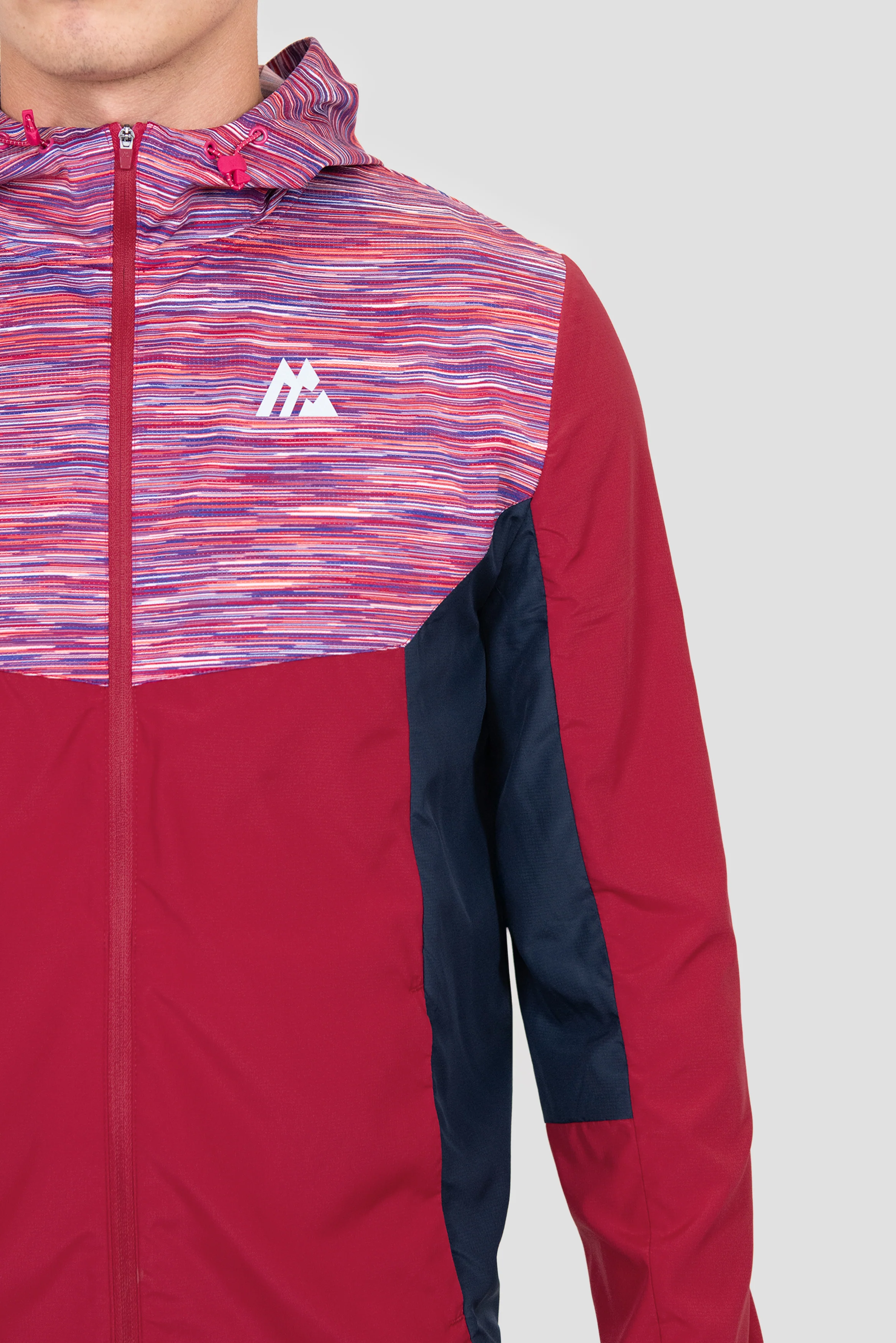 Trail Windbreaker - Red/Coral/White - Image 4