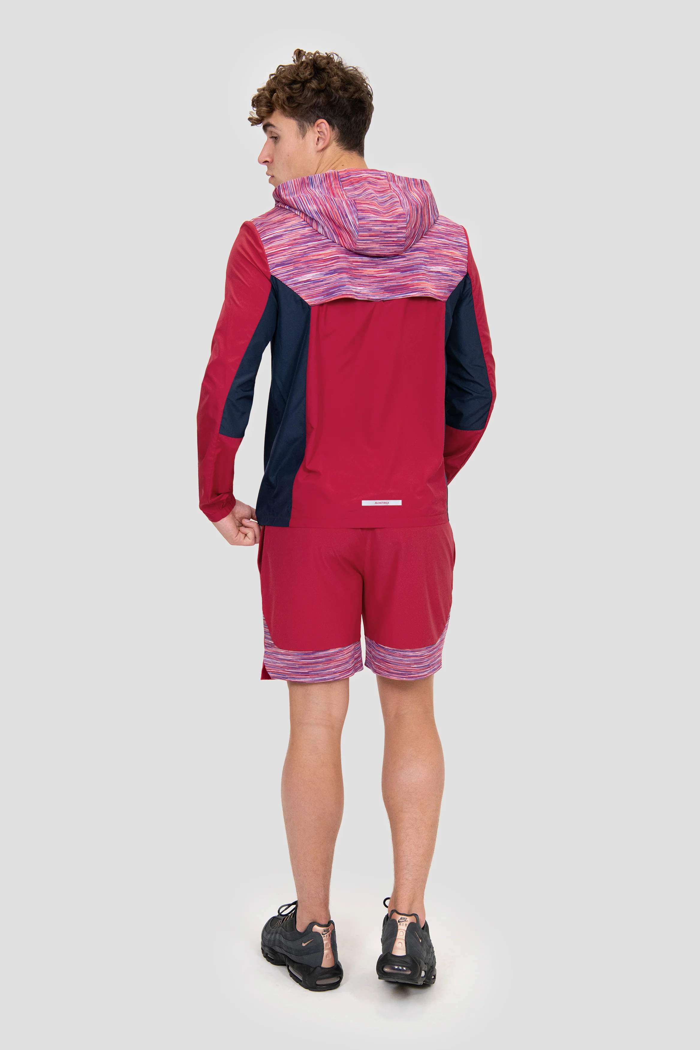 Trail Windbreaker - Red/Coral/White - Image 6
