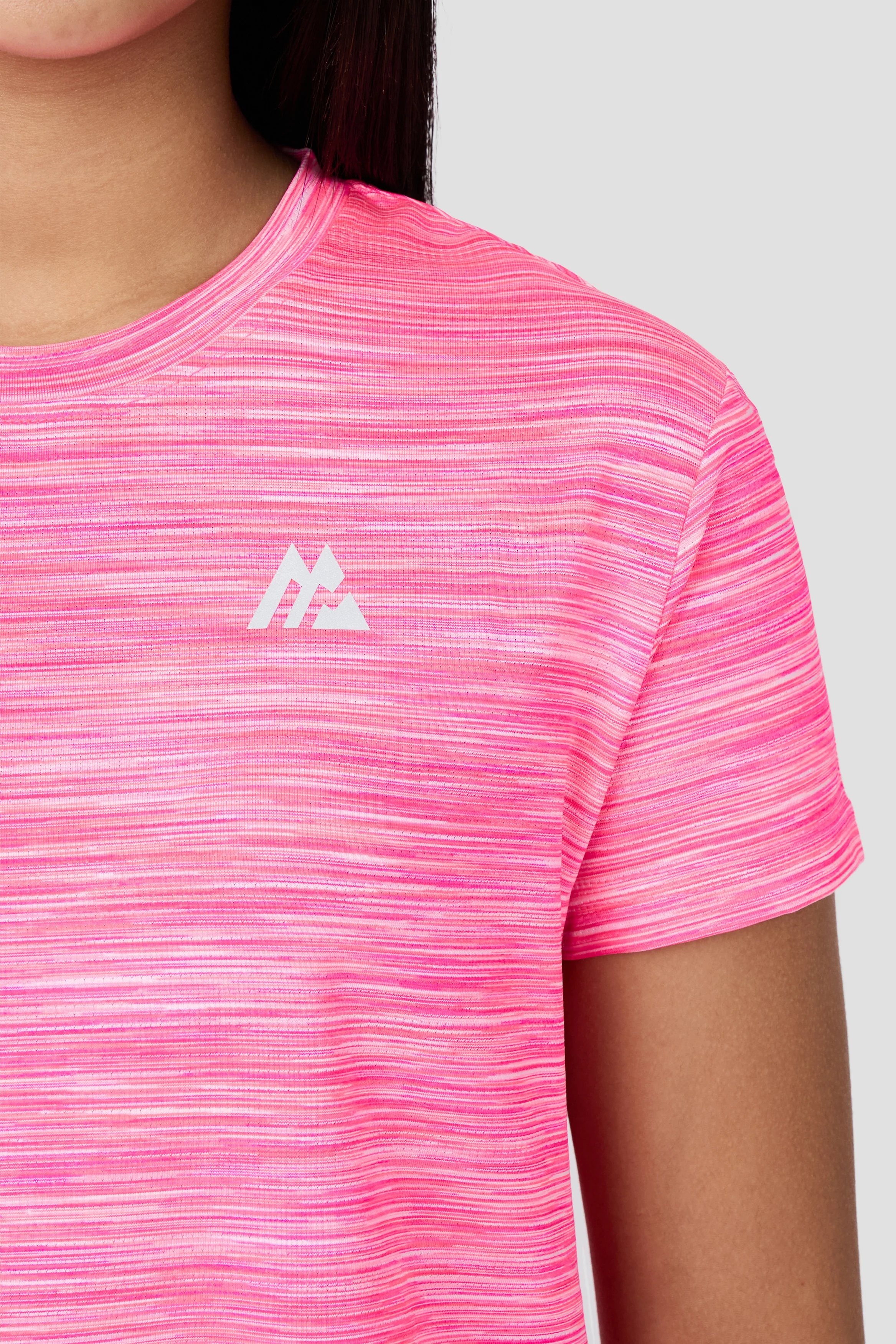 Girls Trail Box T-Shirt - Neon Pink Multi/White - Image 3