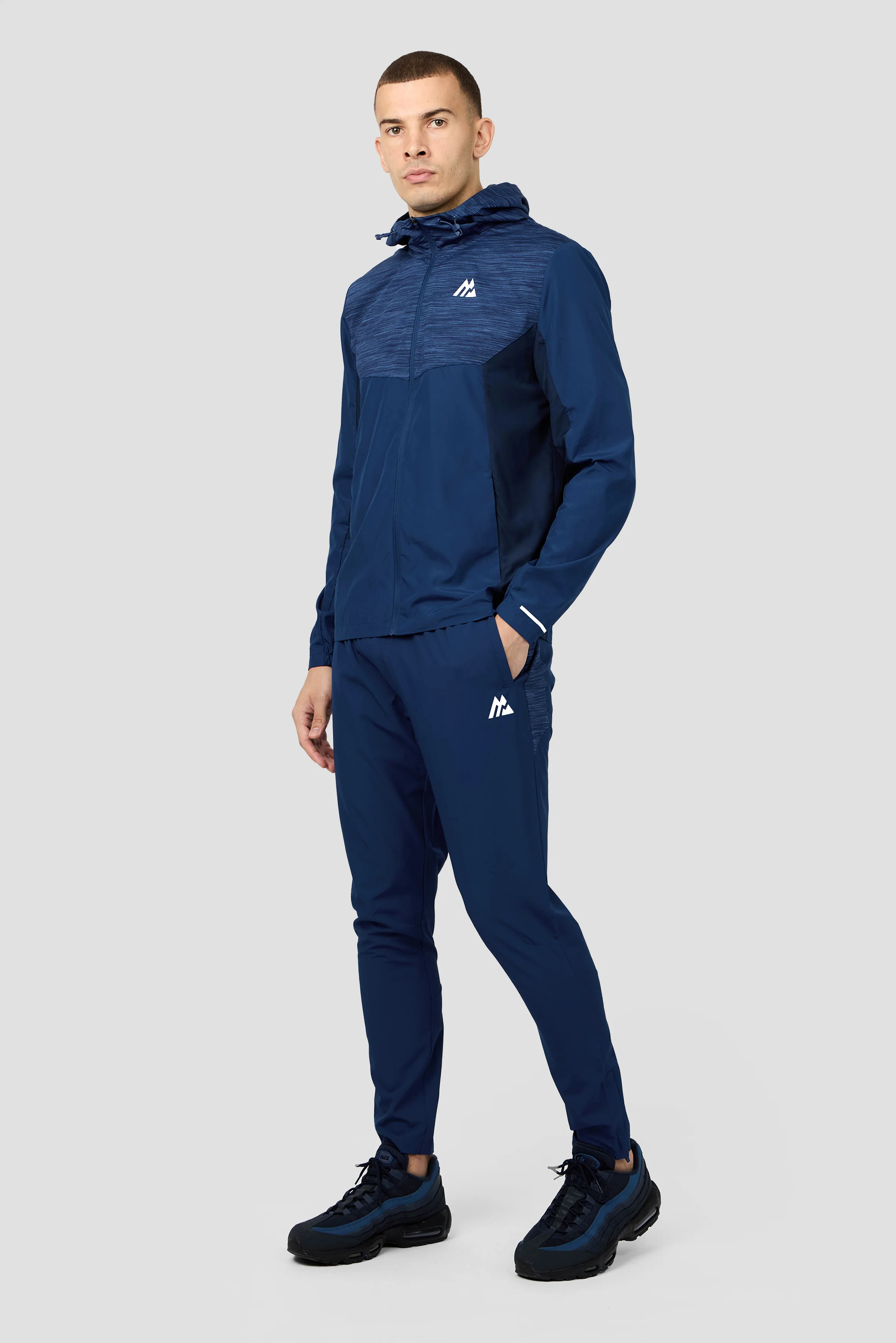 Trail Panel Running Pant - Navy Multi - Image 3