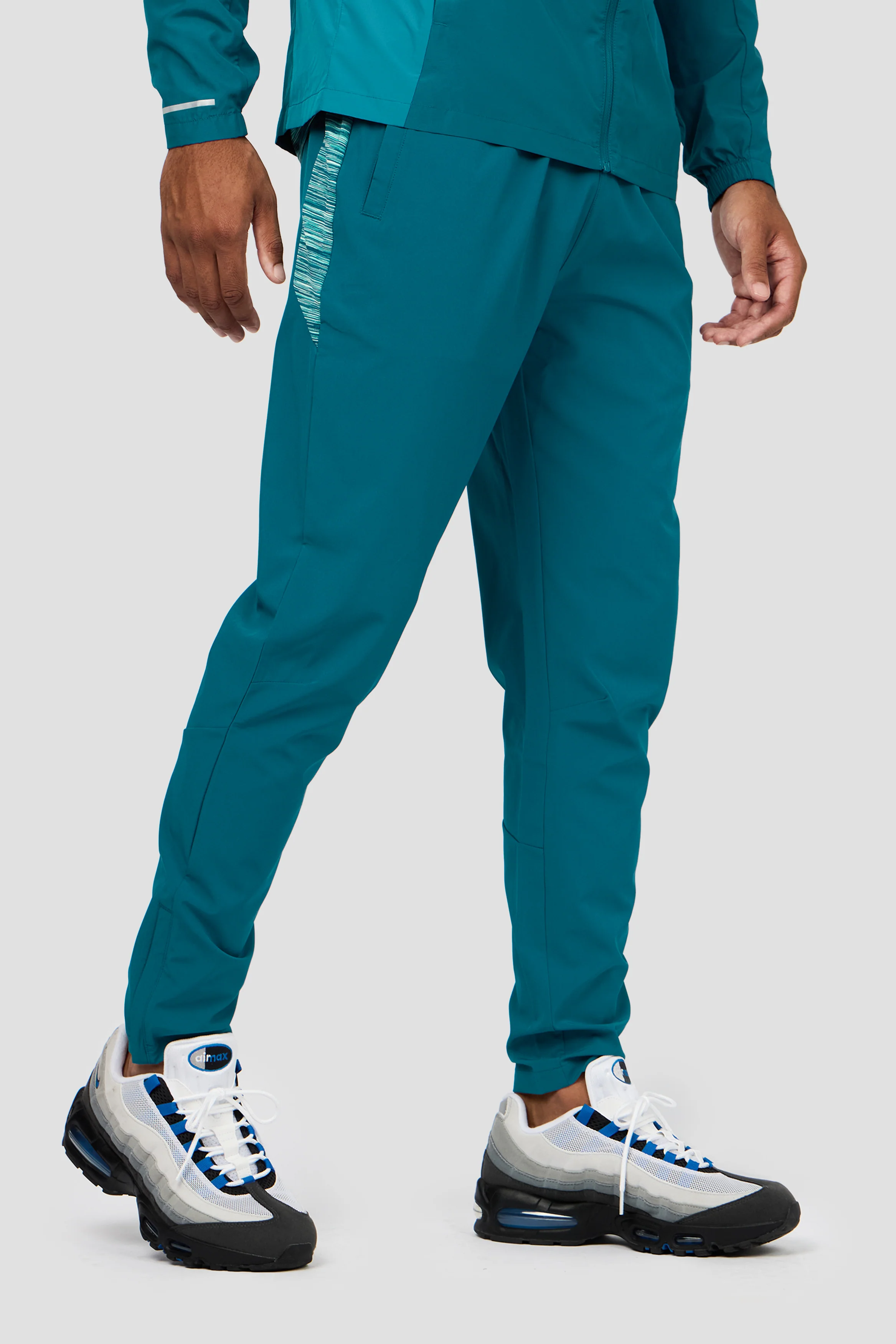 Trail Panel Running Pant - Teal Multi - Image 2