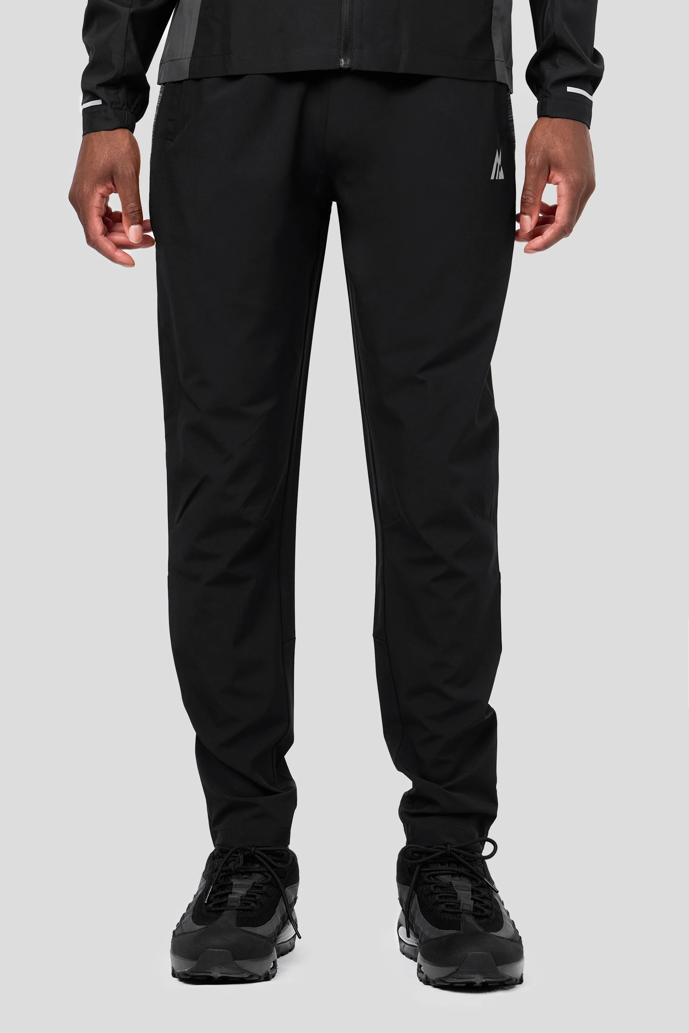 Trail Panel Running Pant - Black/Grey - Image 5