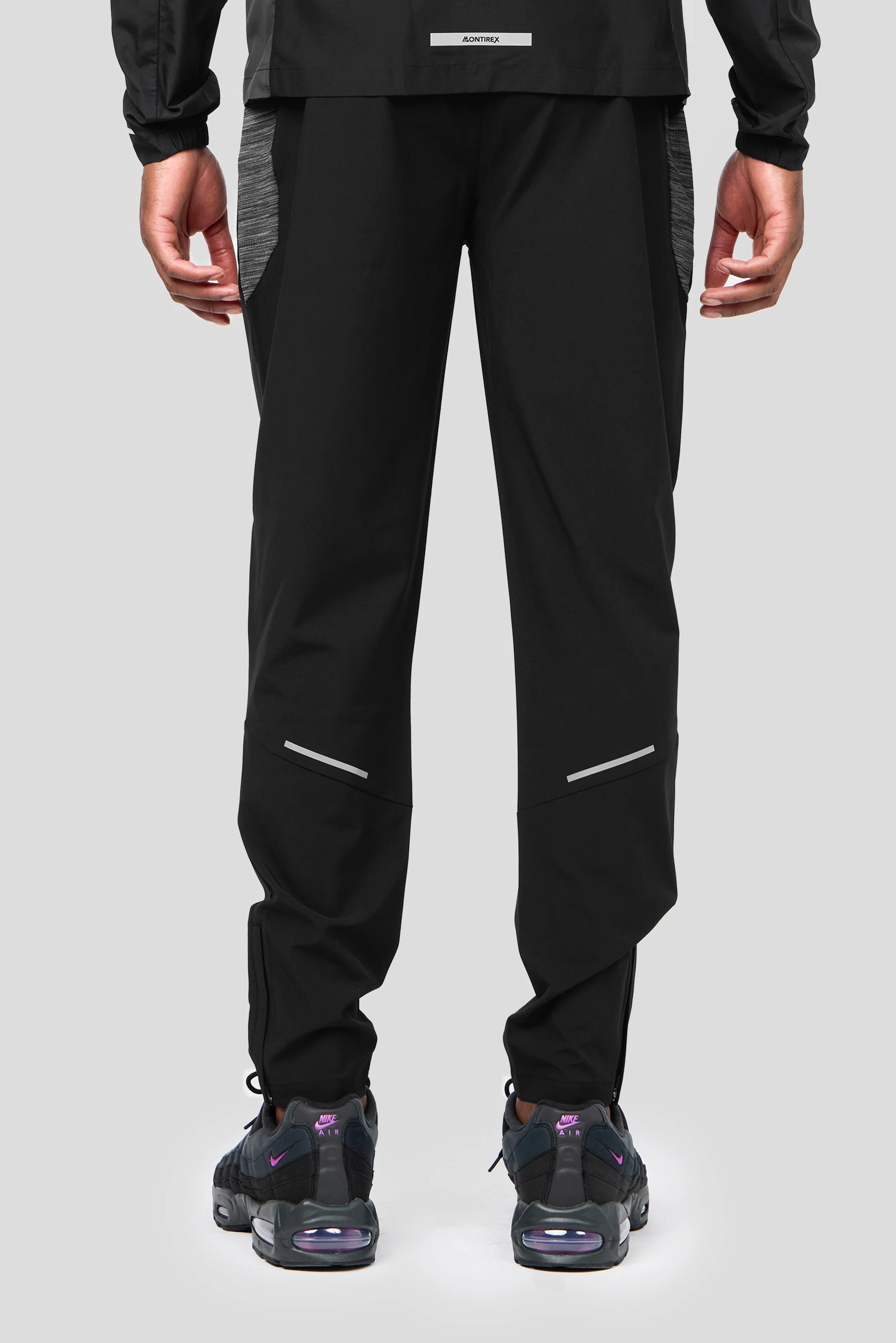 Trail Panel Running Pant - Black/Grey - Image 6