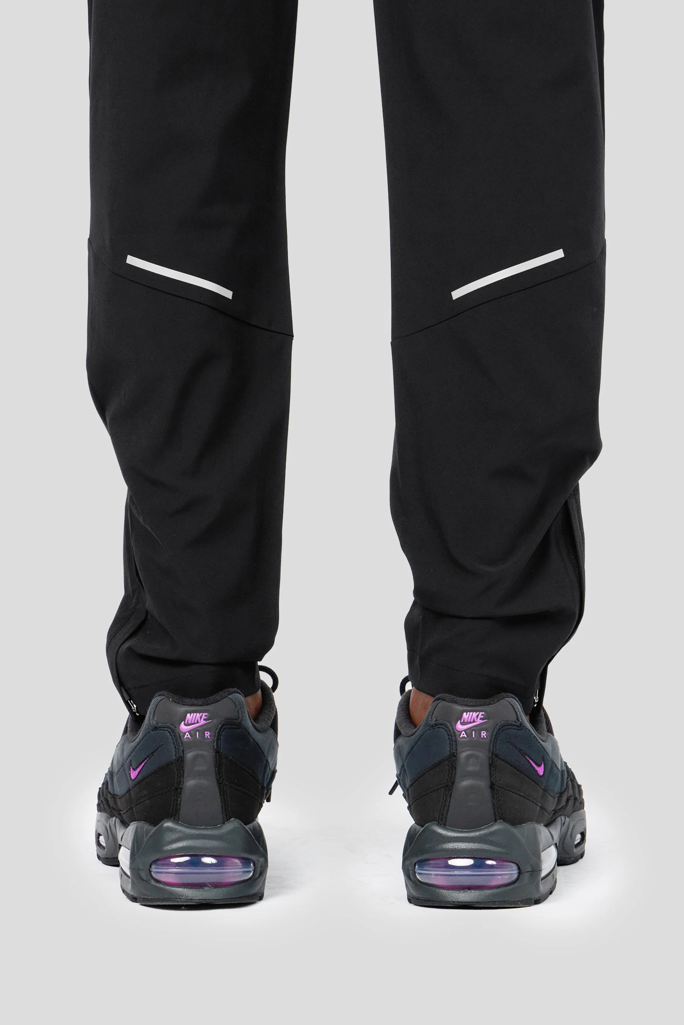 Trail Panel Running Pant - Black/Grey - Image 8