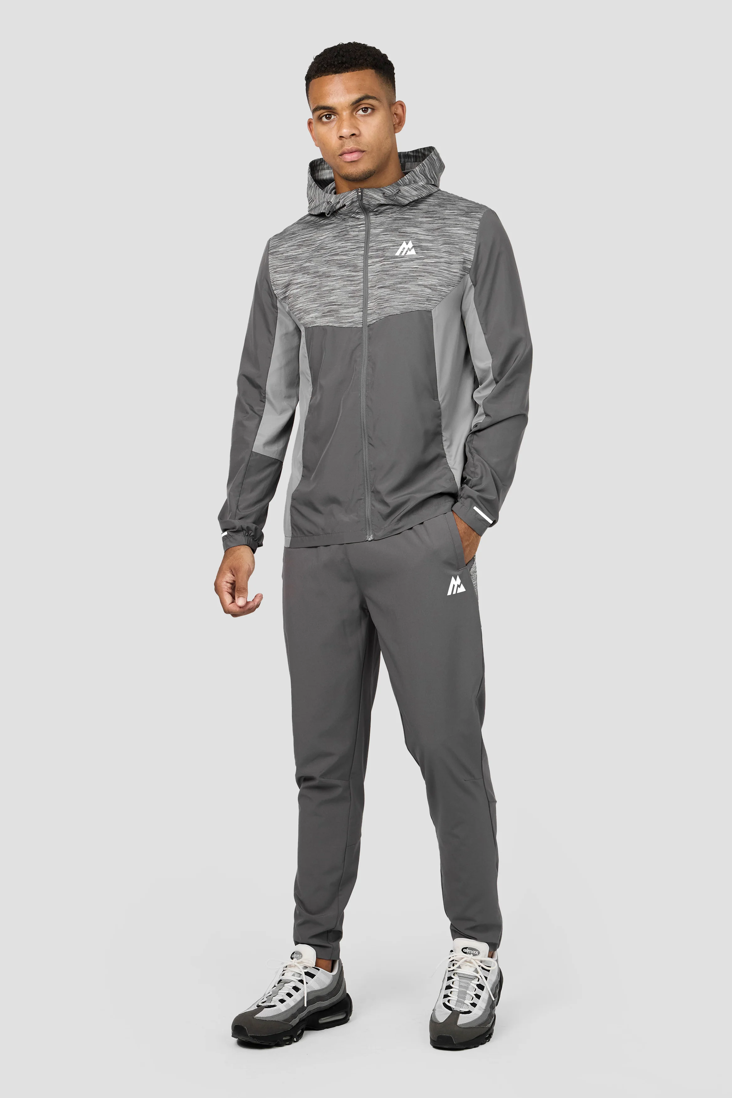 Trail Panel Running Pant - Grey Multi - Image 3