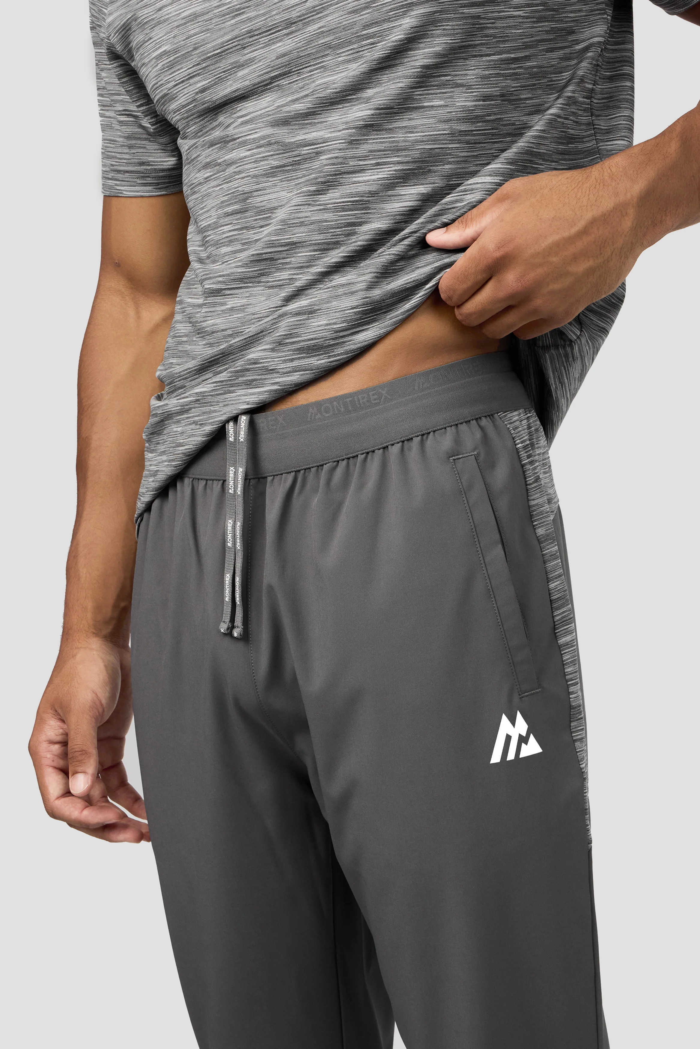 Trail Panel Running Pant - Grey Multi - Image 7