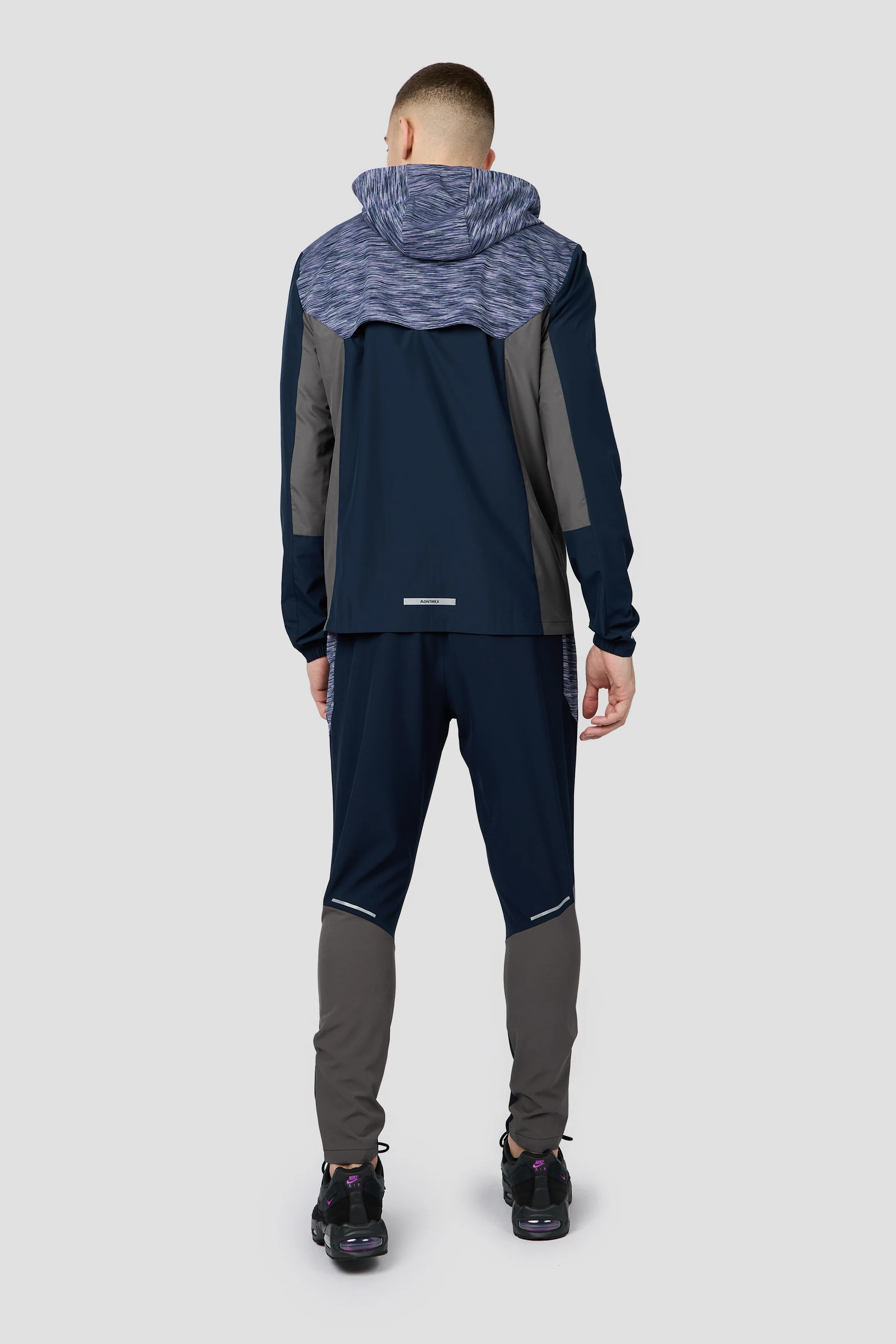 Trail Panel Running Pant - Navy/Grey/Purple Multi - Image 4