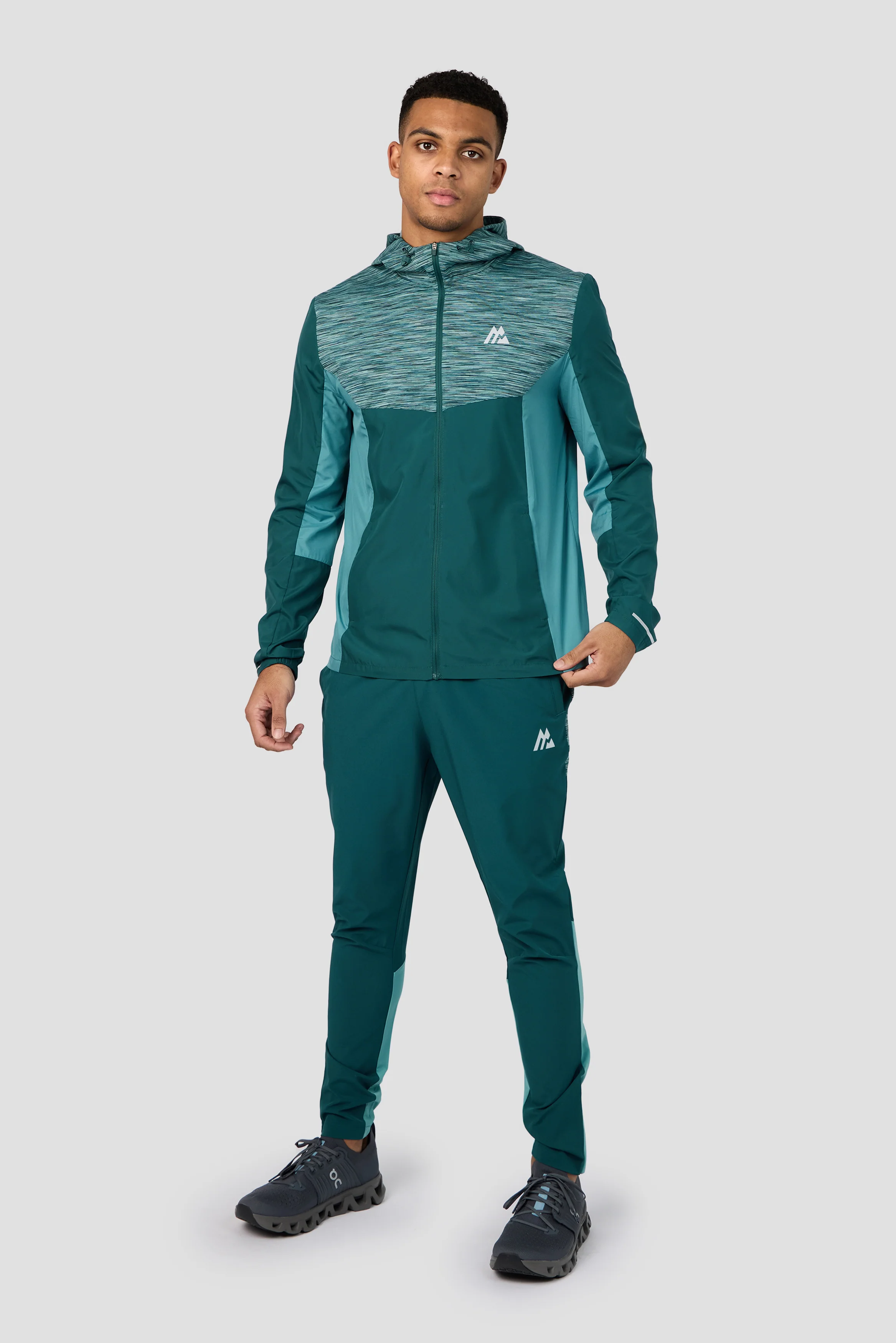 Trail Panel Running Pant - Light Teal Multi - Image 3