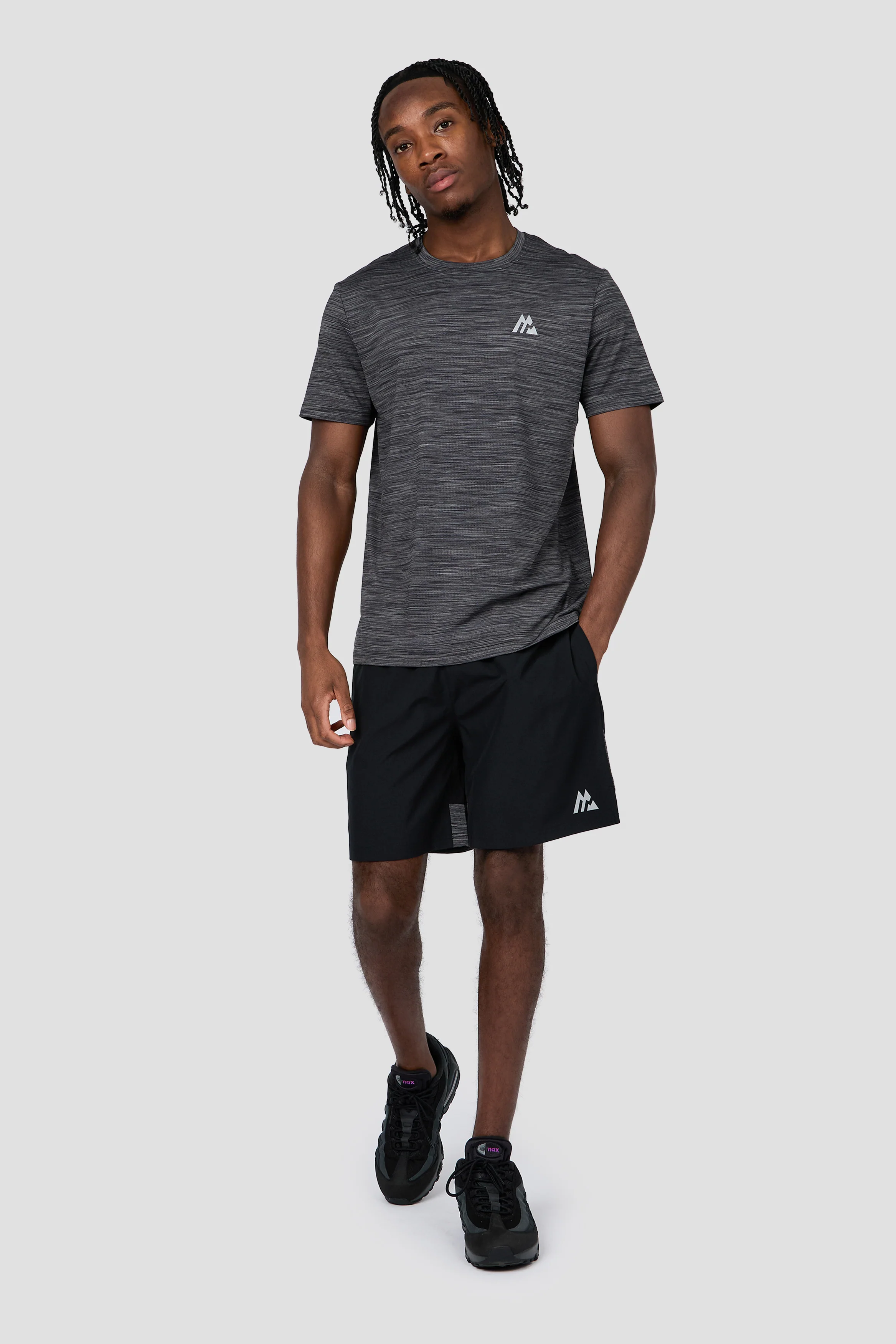 Trail Panel Short - Black/Grey - Image 3