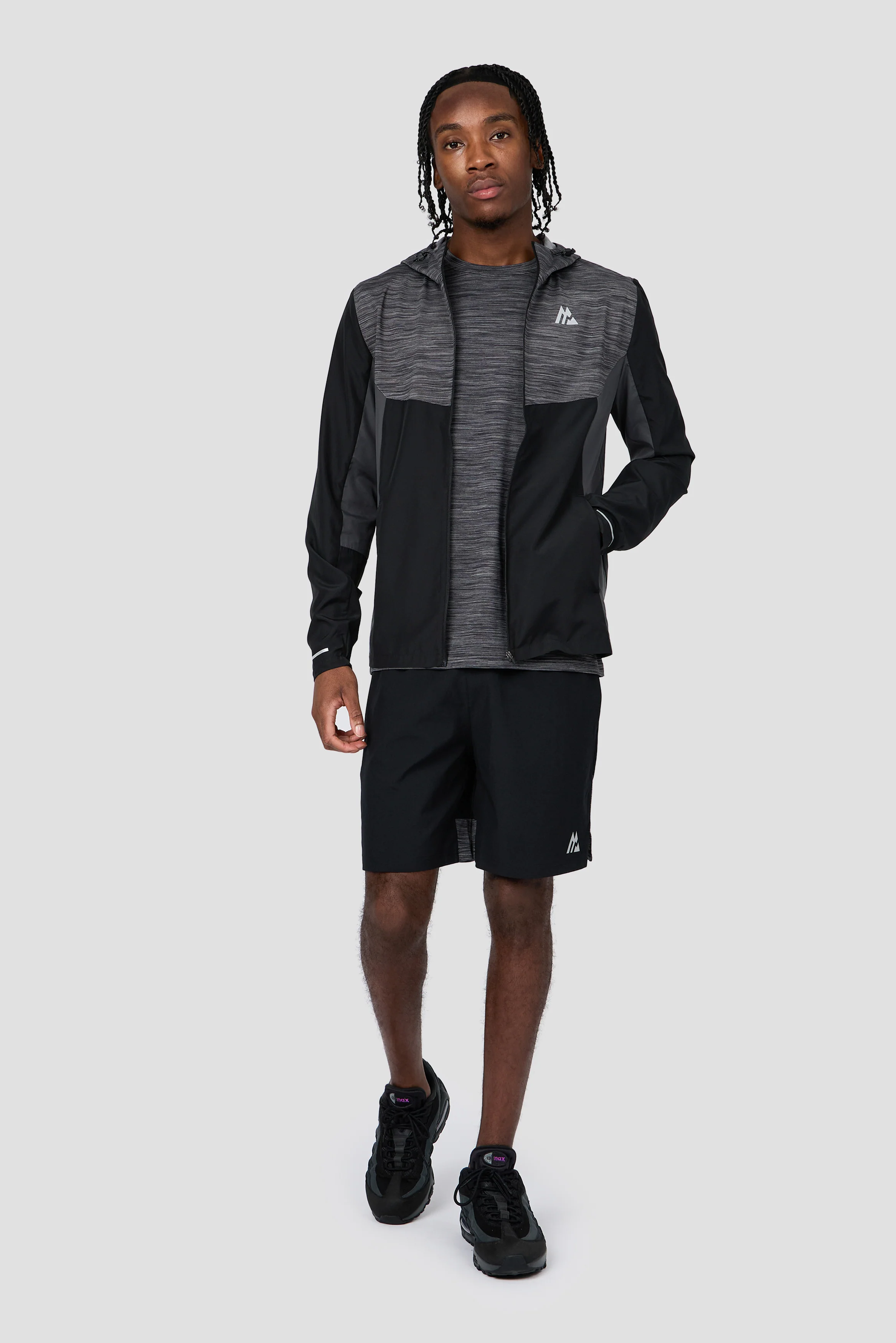 Trail Panel Short - Black/Grey - Image 6