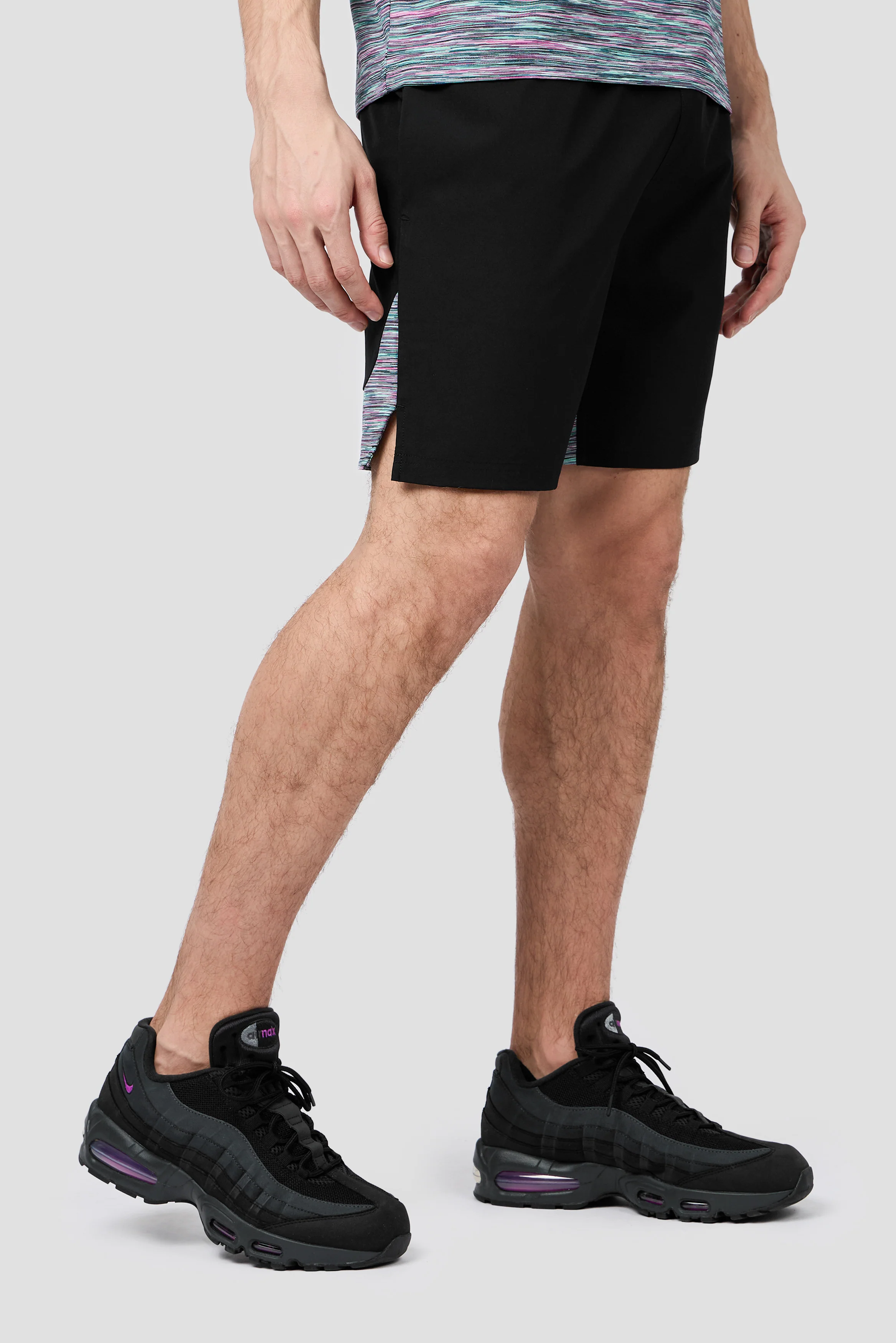 Trail Panel Short - Black/Teal/Pink/White - Image 2