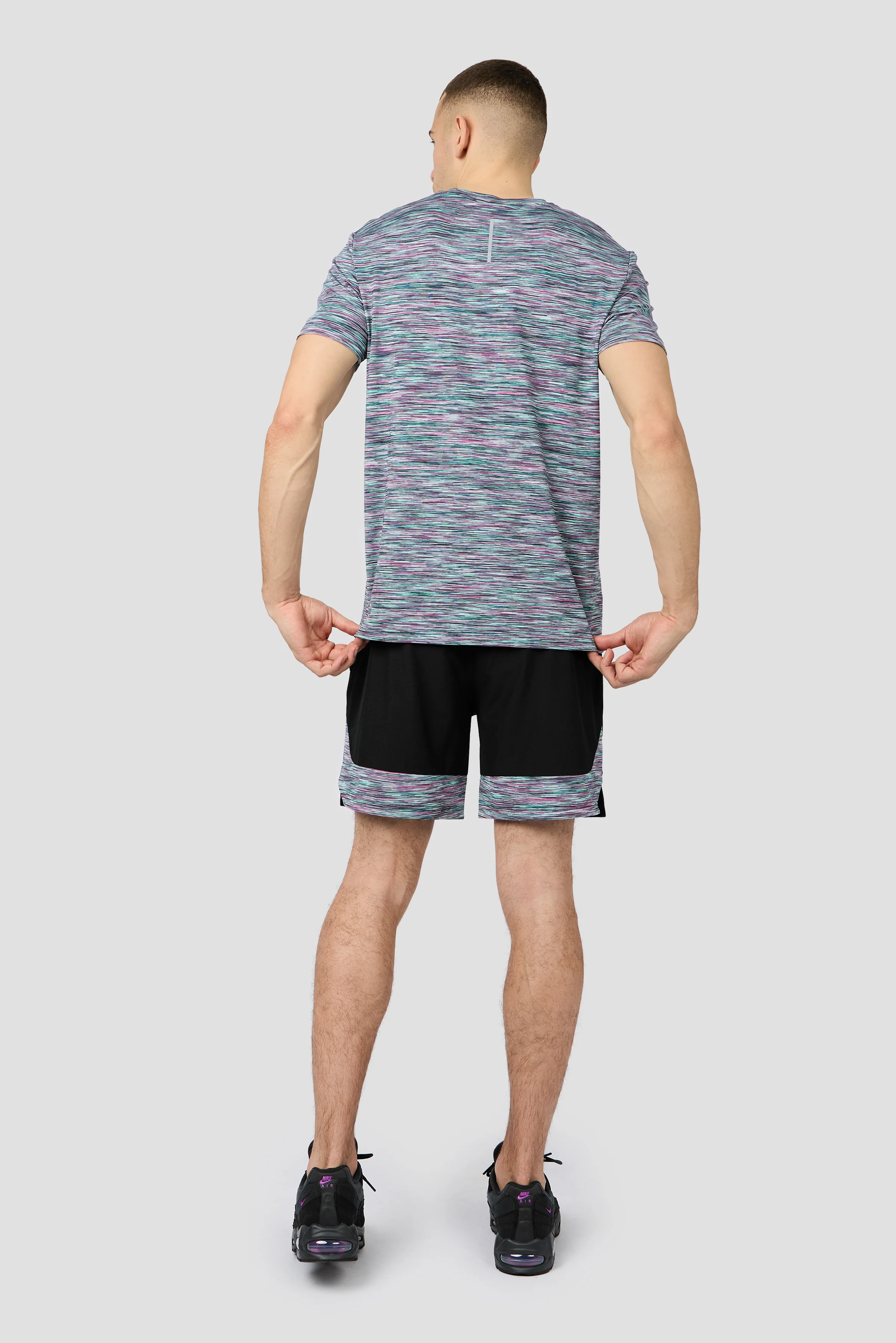Trail Panel Short - Black/Teal/Pink/White - Image 4