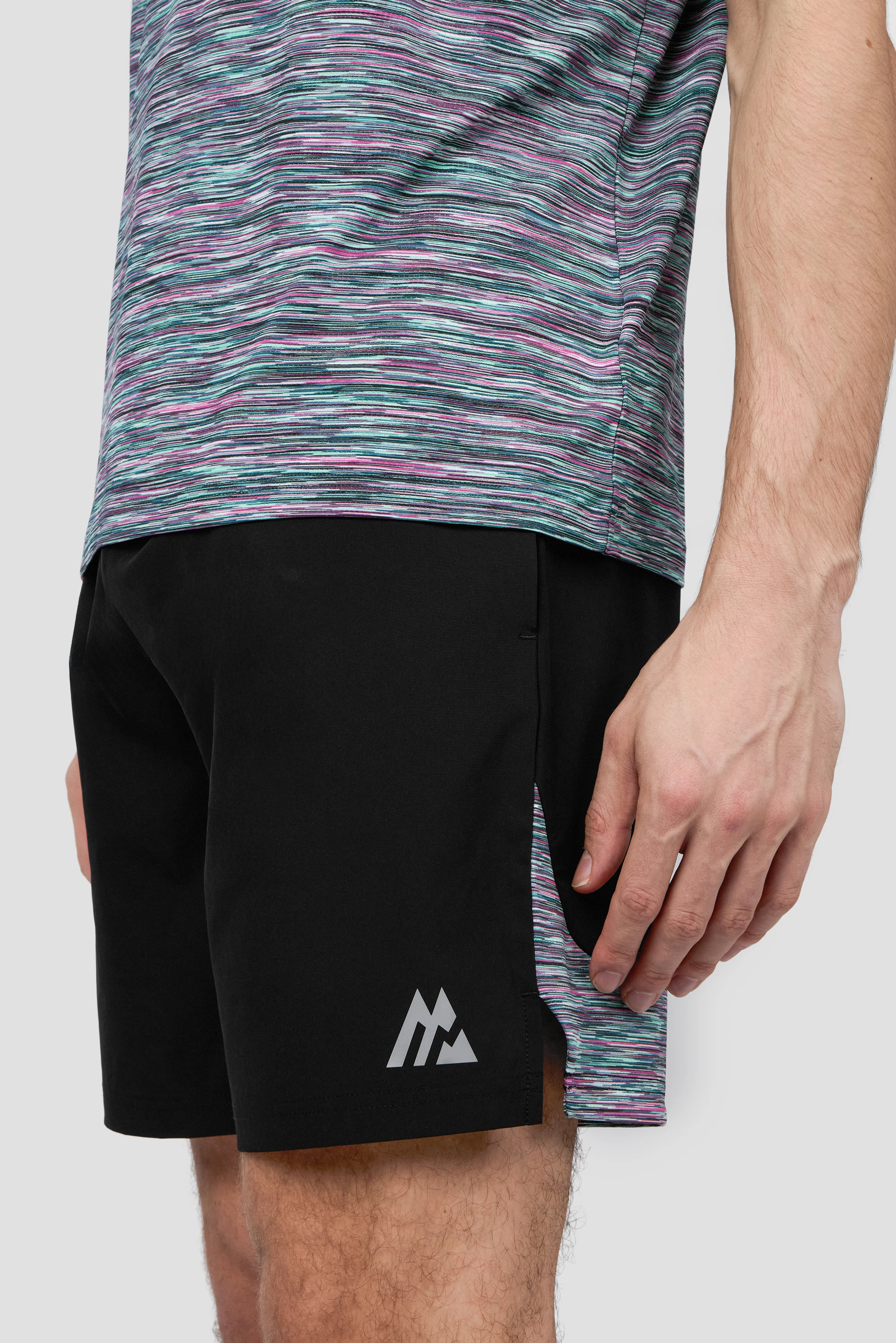 Trail Panel Short - Black/Teal/Pink/White - Image 6