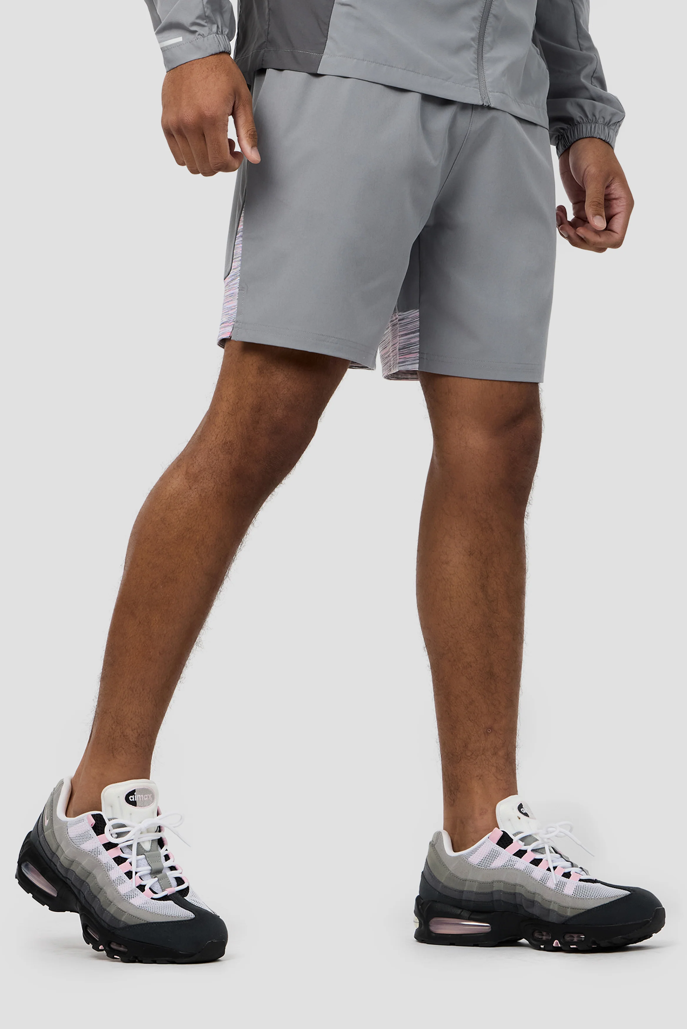 Trail Panel Short - Grey/Pink/White - Image 2