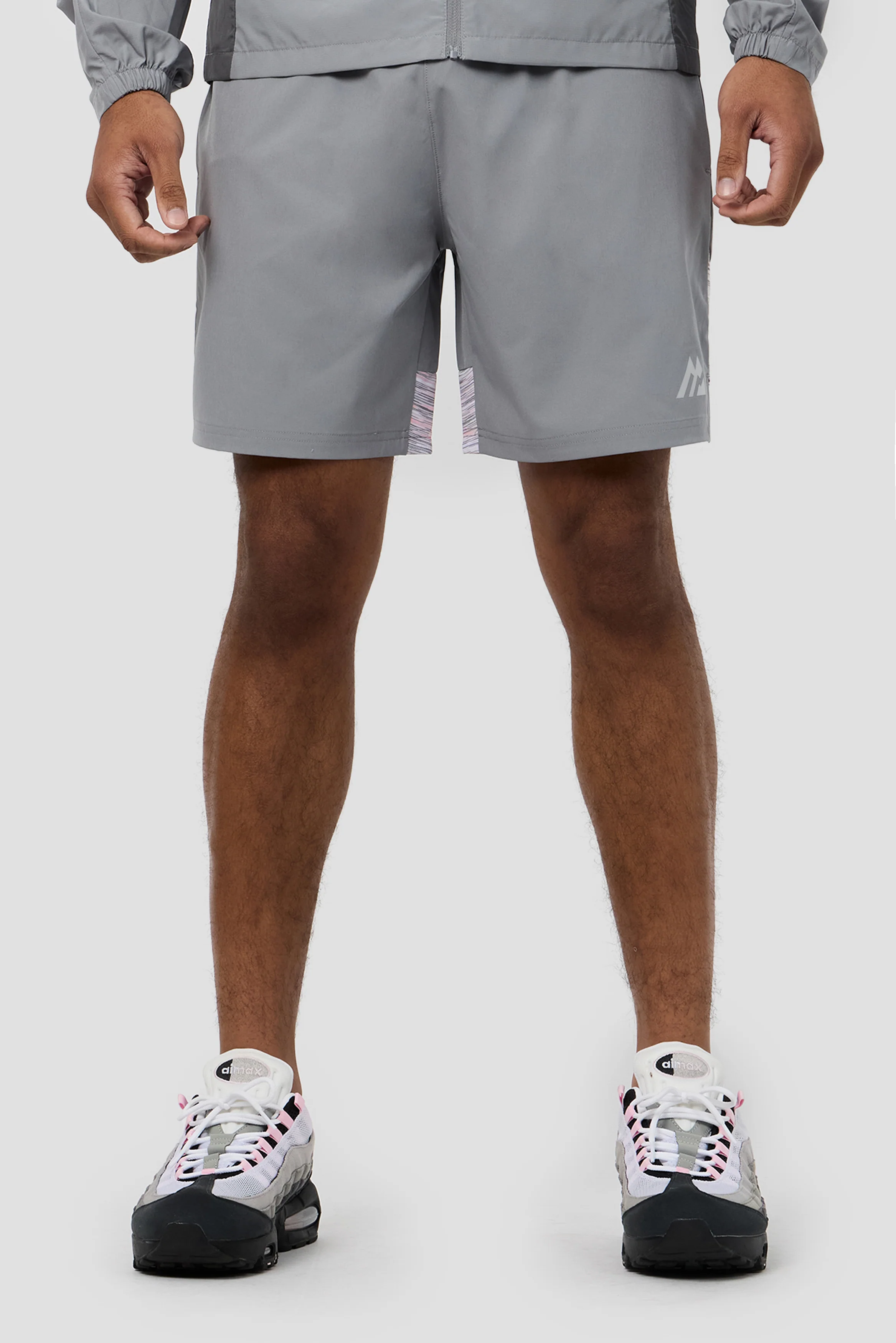 Trail Panel Short - Grey/Pink/White - Image 3