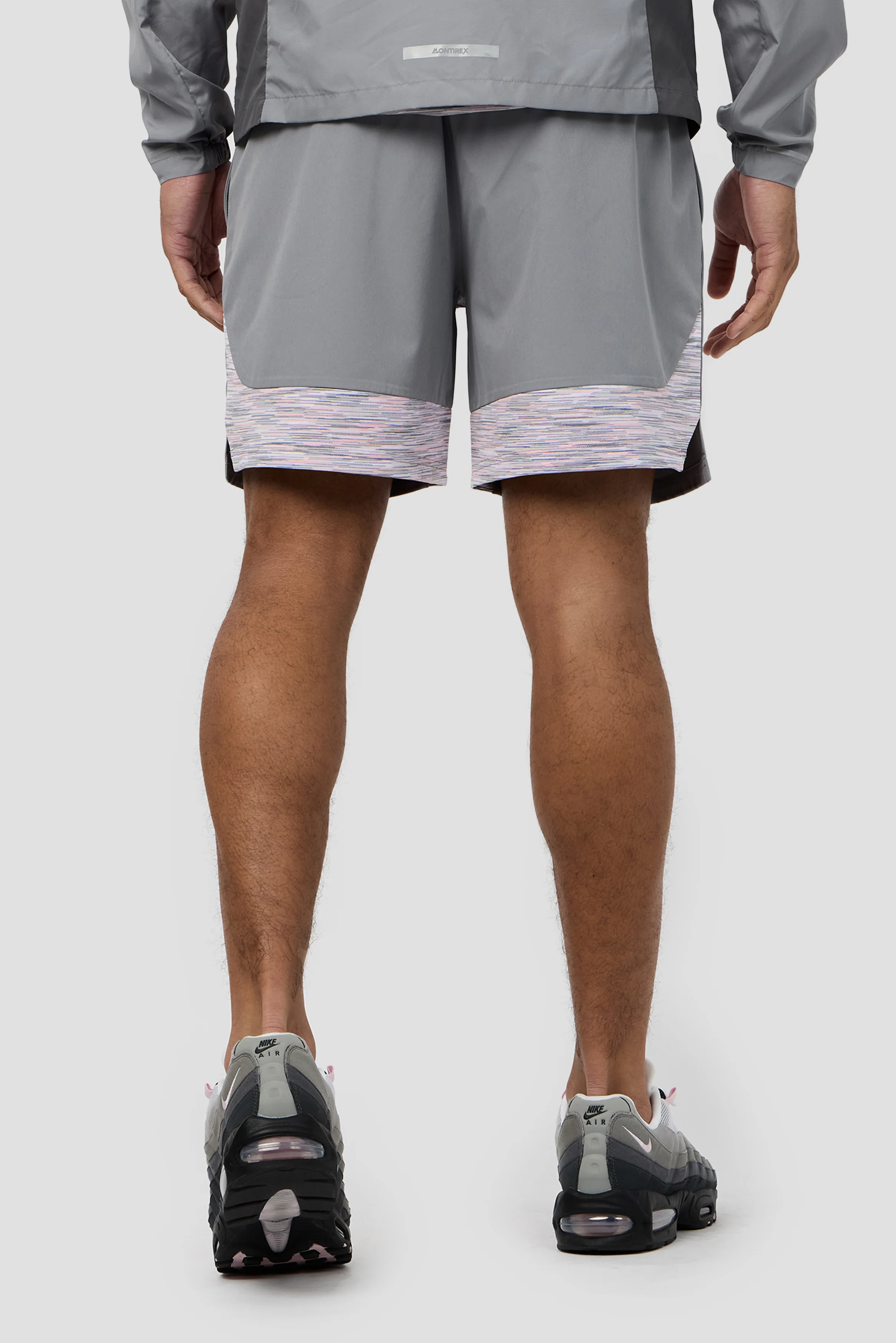 Trail Panel Short - Grey/Pink/White - Image 4