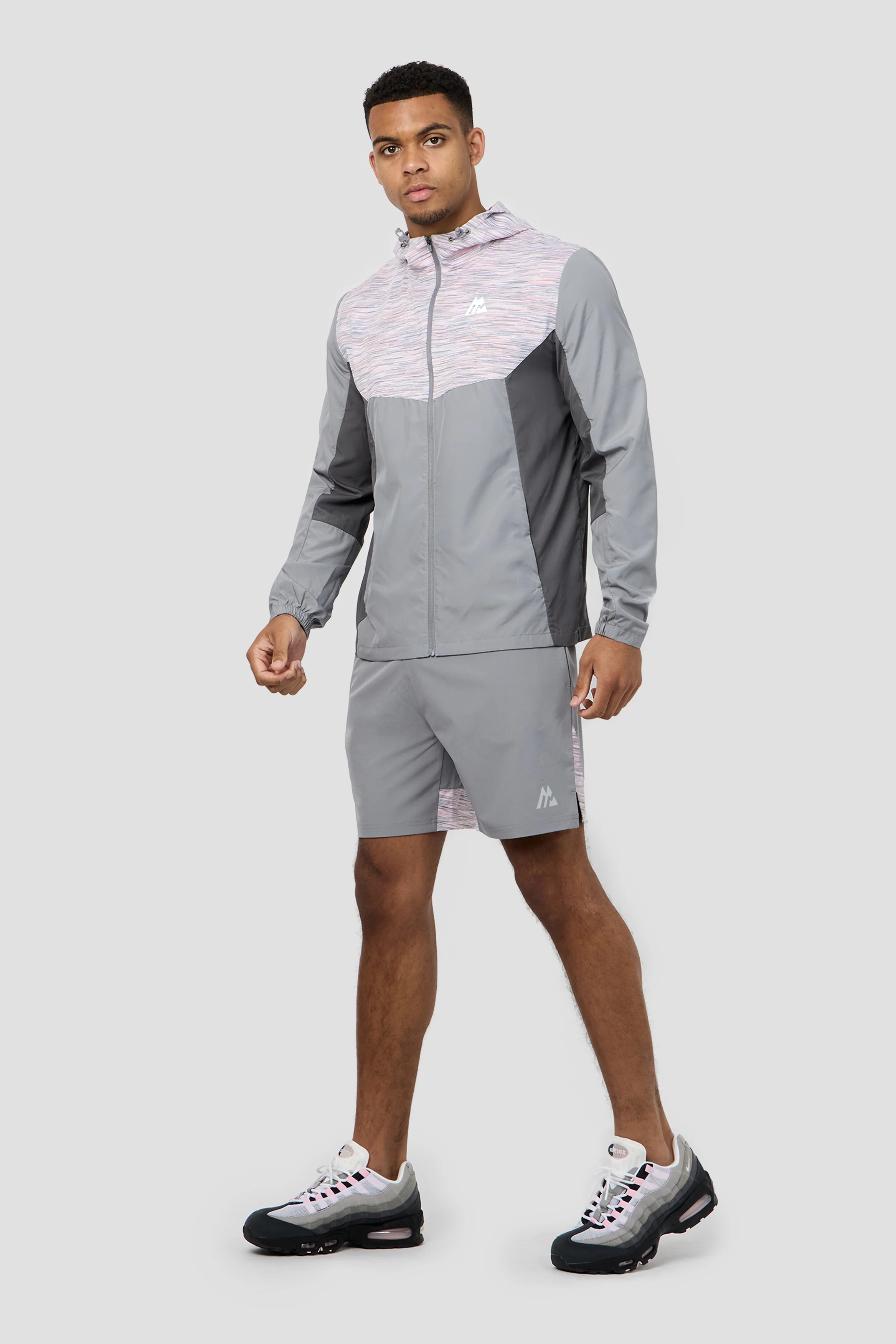 Trail Panel Short - Grey/Pink/White - Image 5