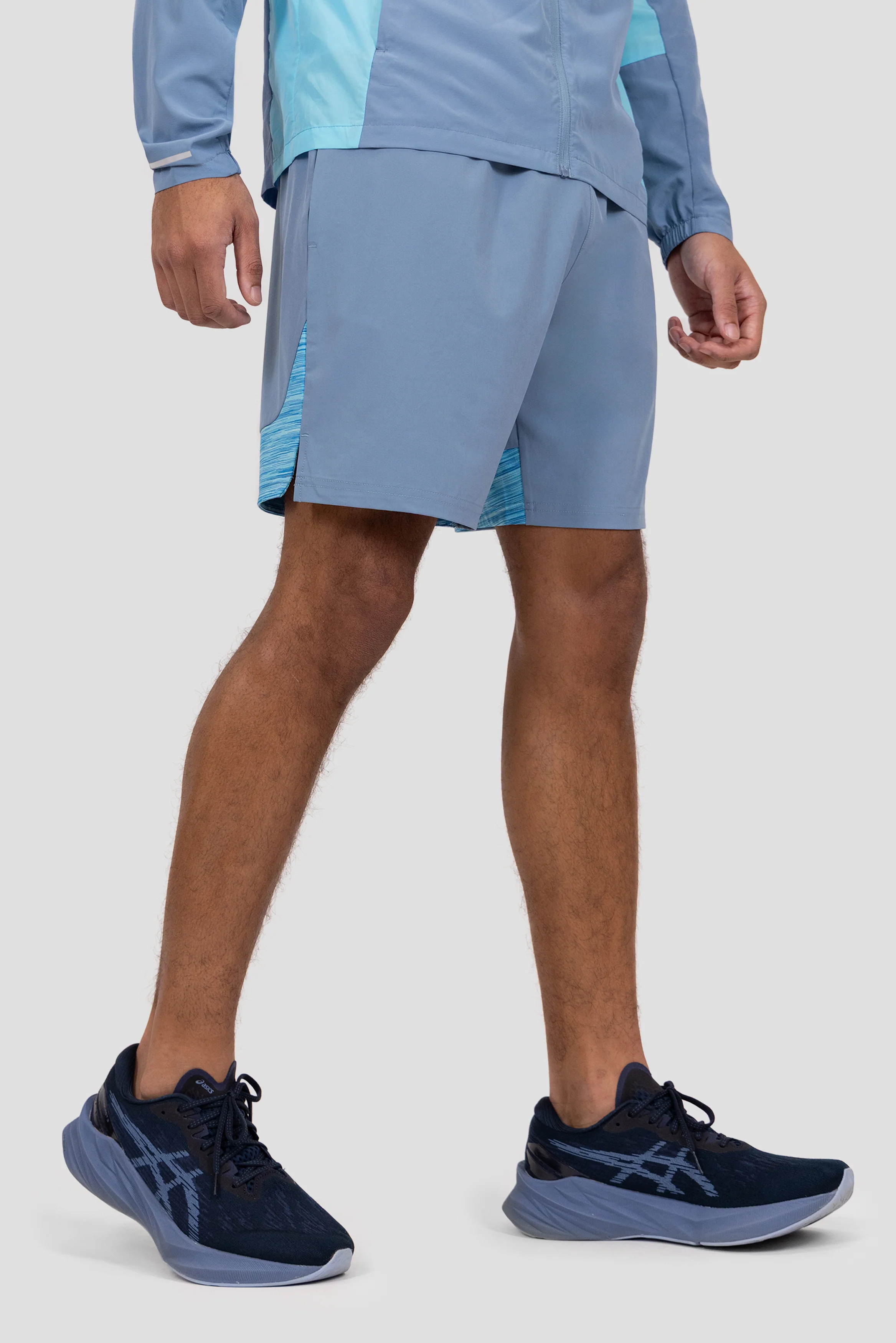 Trail Panel Short - Slate Blue/Neon Blue Multi - Image 2