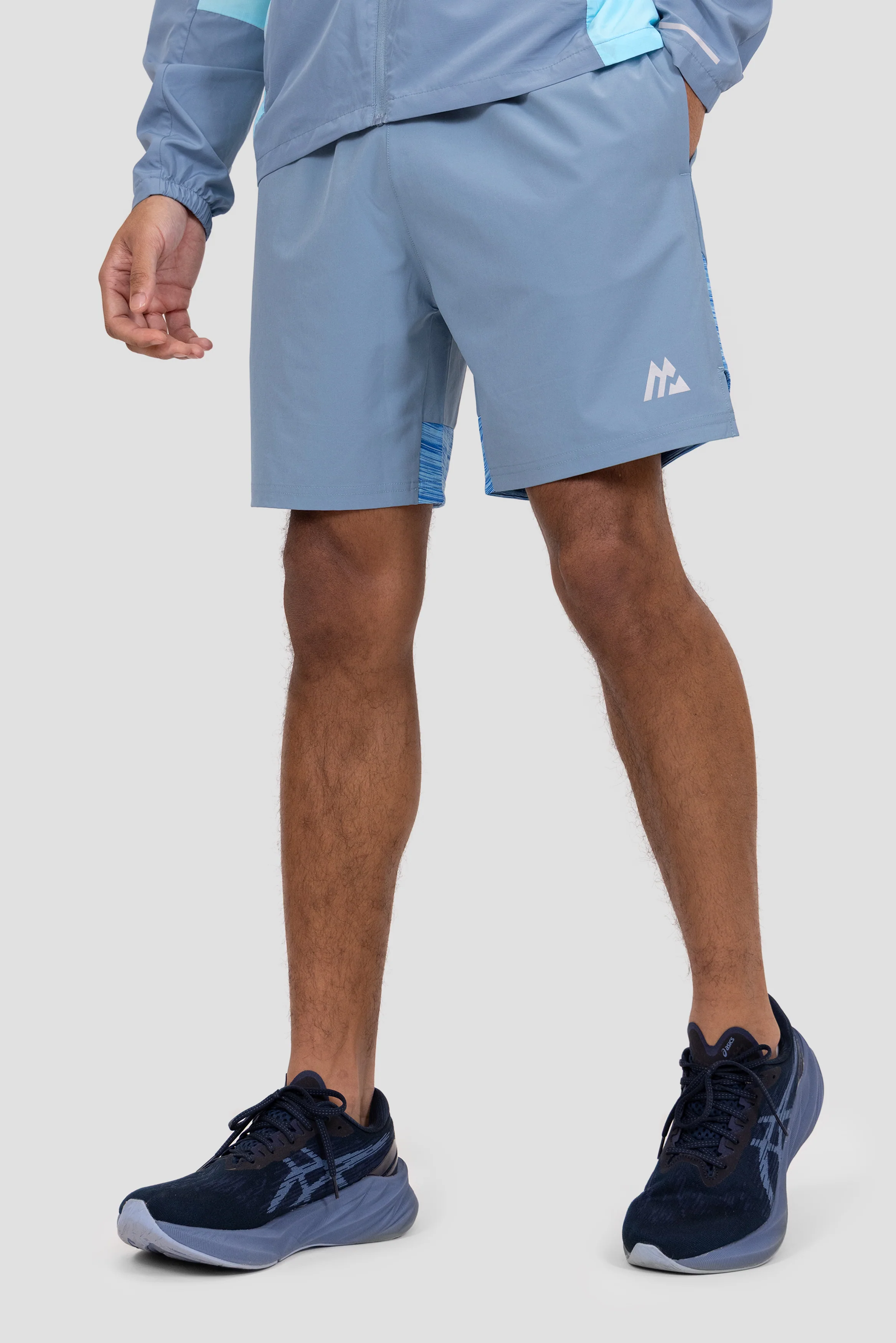 Trail Panel Short - Slate Blue/Neon Blue Multi - Image 3