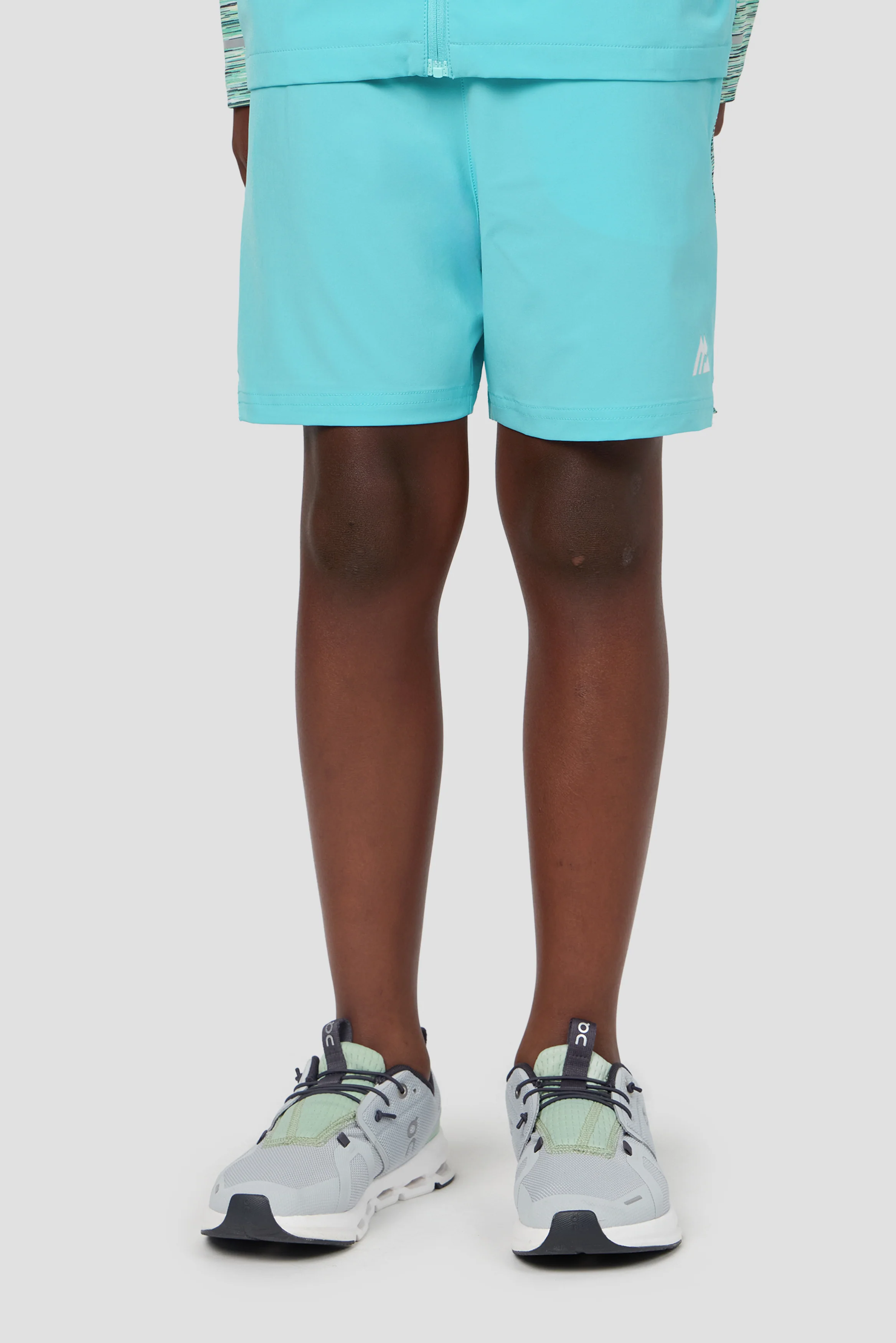 Boys Trail Panel Short - Blue/Teal/Green - Image 3