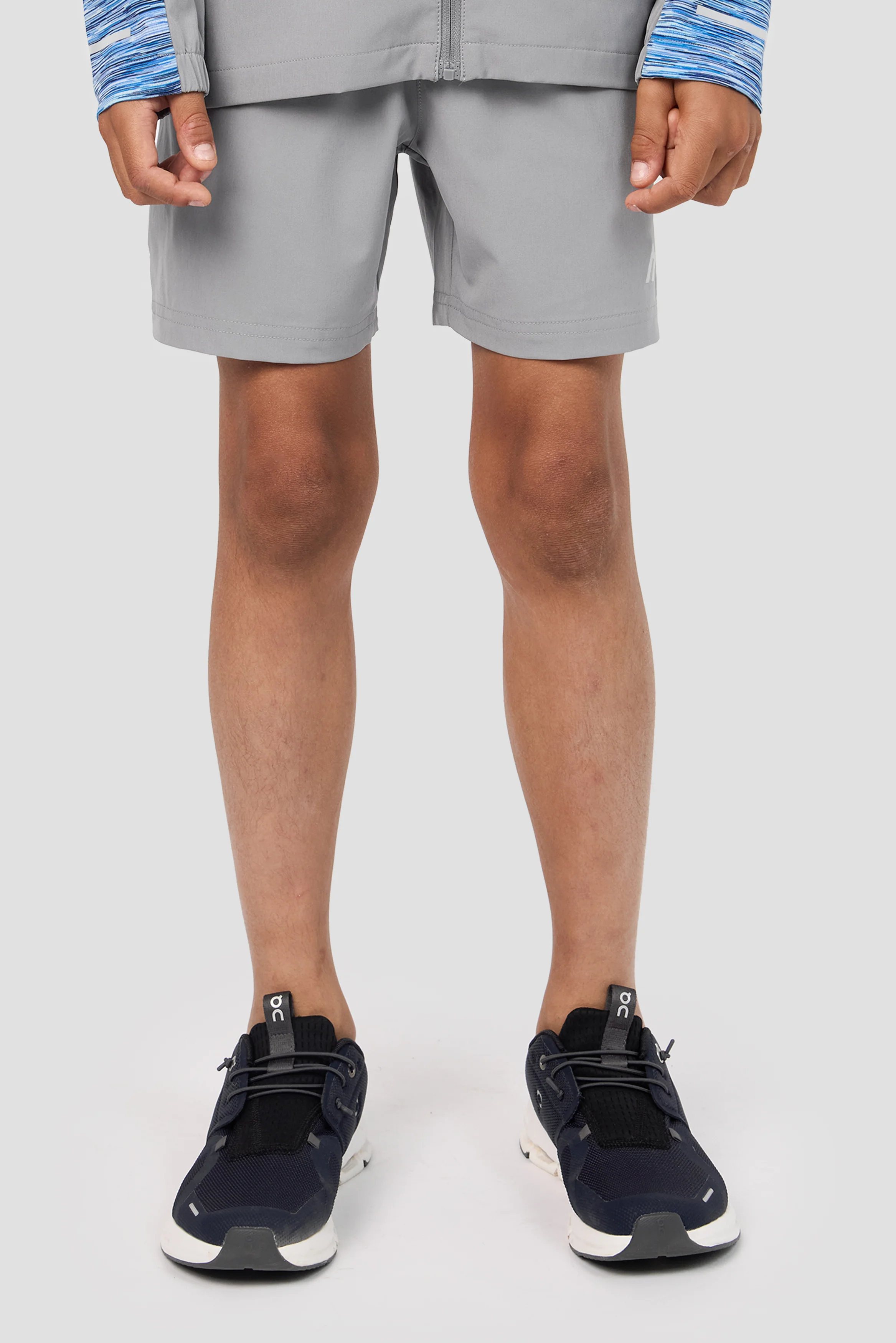 Boys Trail Panel Short - Blue/White - Image 3