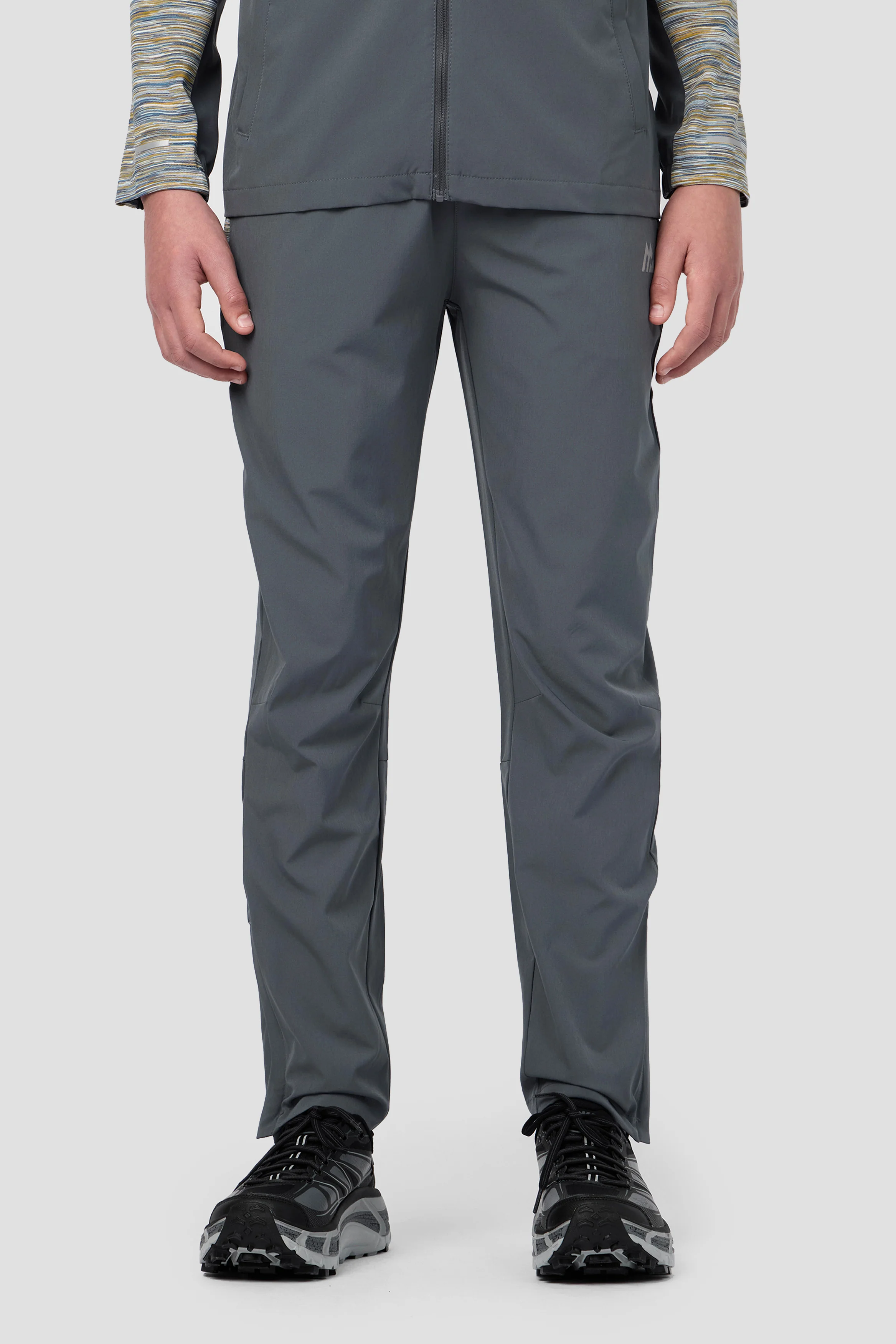 Boys Trail Woven Pant - Grey/Blue/Orange - Image 3