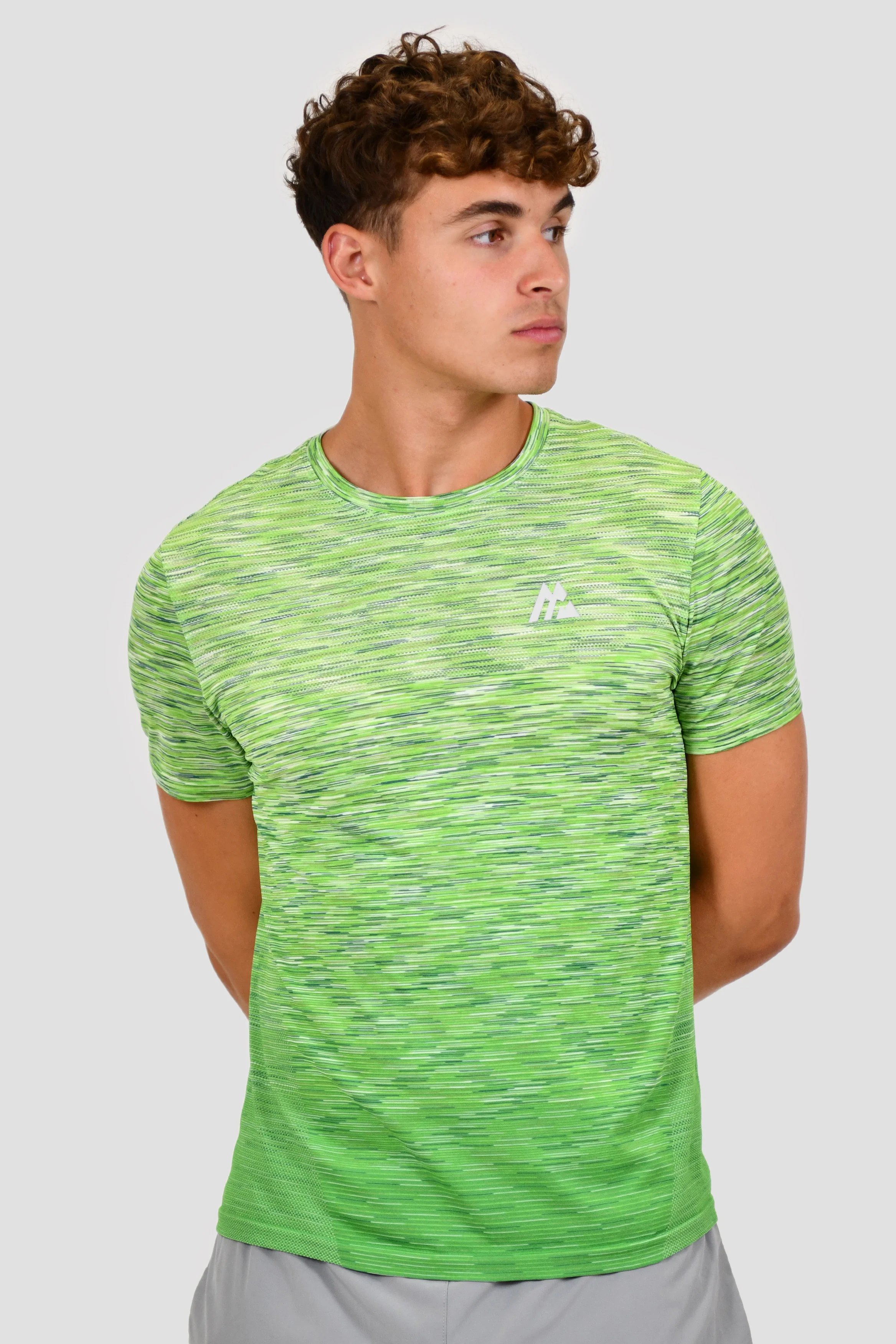 Trail Seamless T-Shirt - Green/Lime