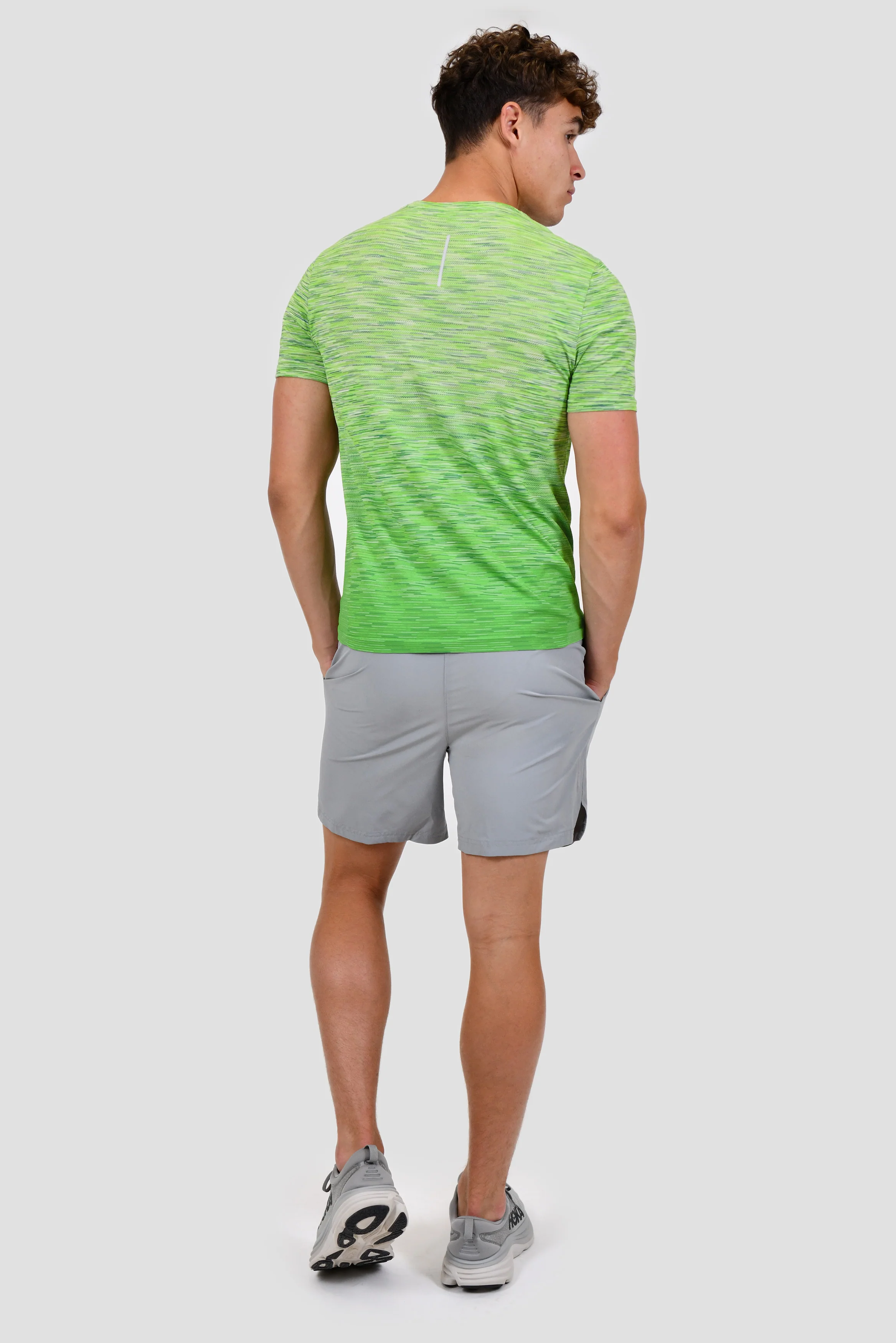 Trail Seamless T-Shirt - Green/Lime - Image 4