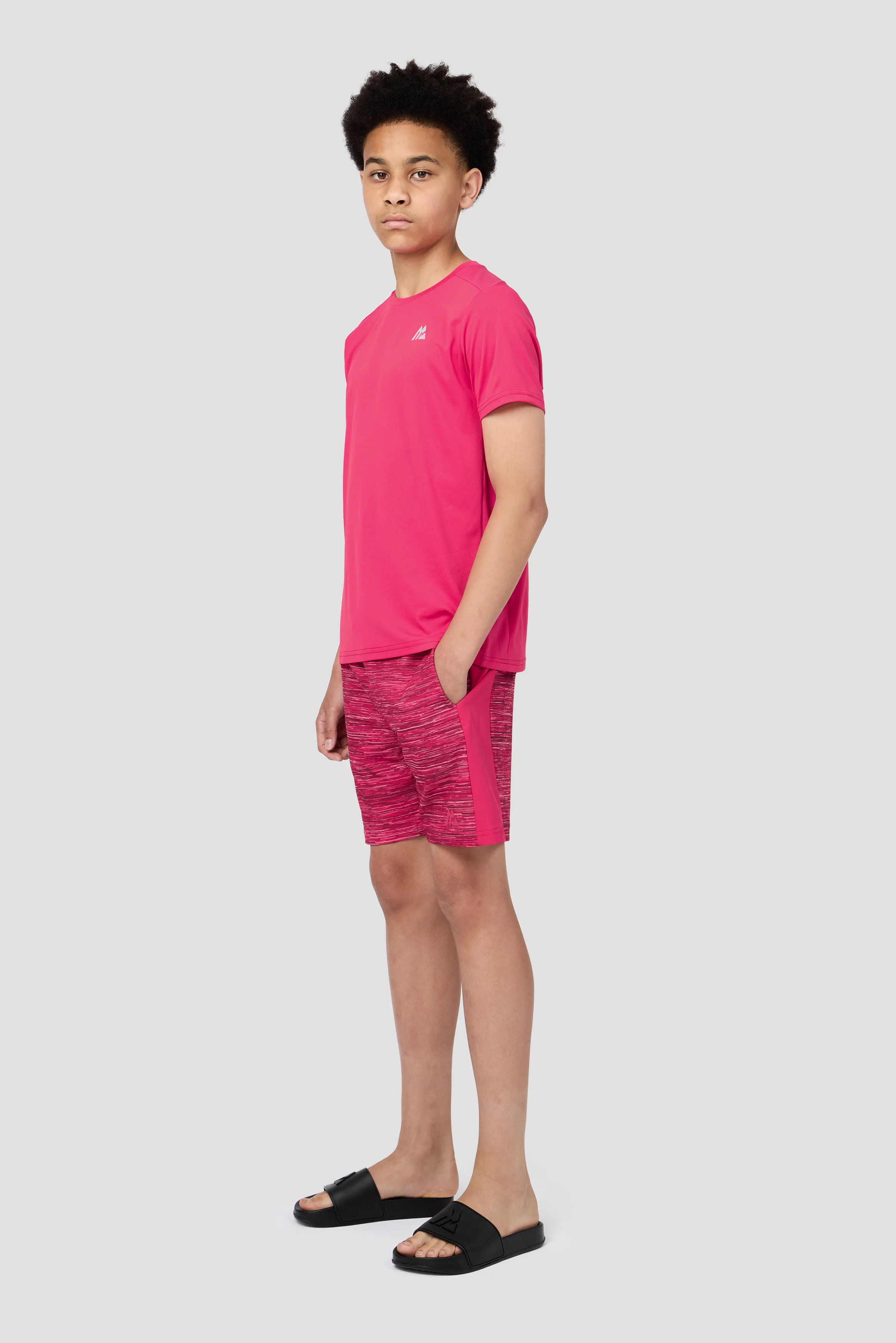 Boys Trail Swim Short - Cerise - Image 3